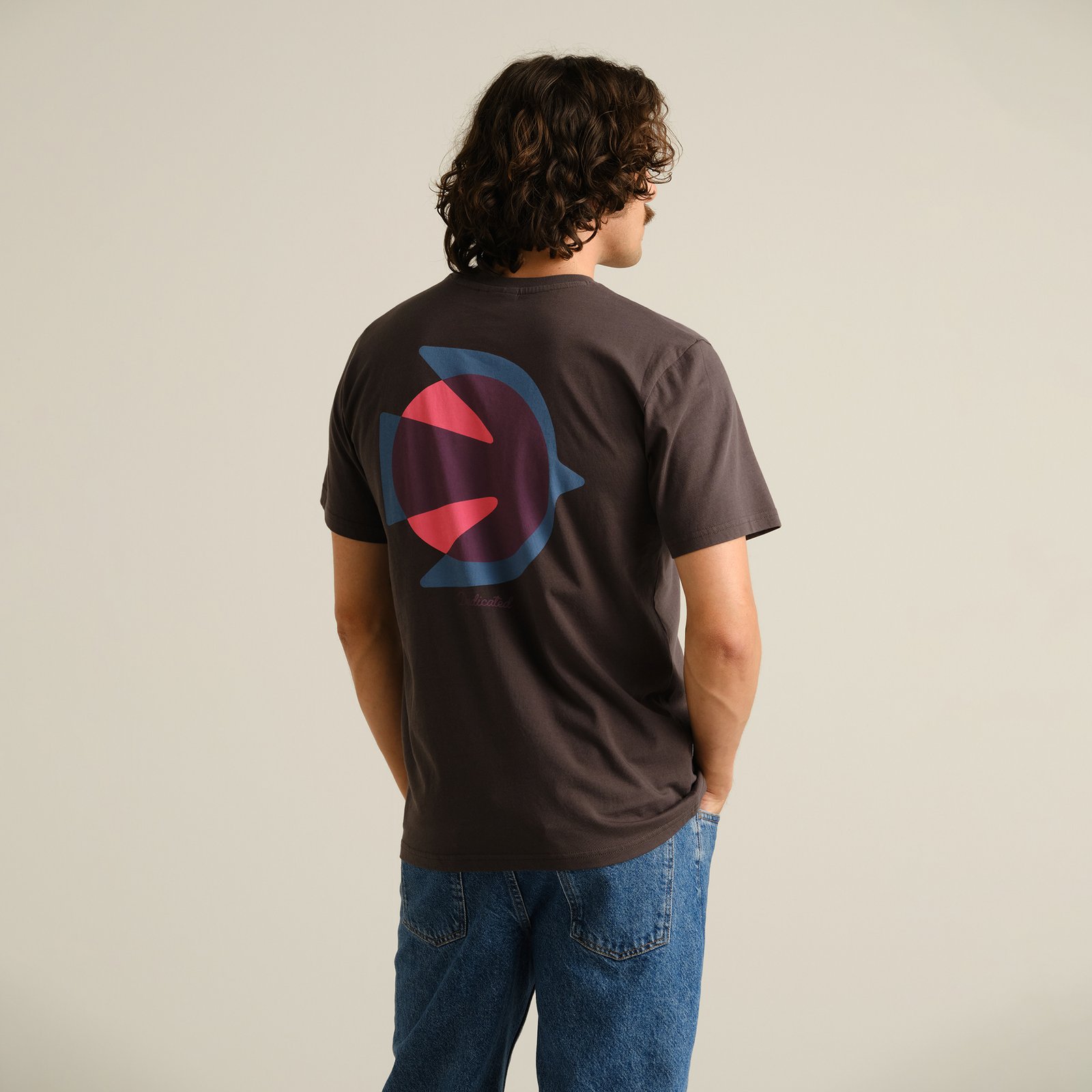 T-shirt Stockholm Bird Symbol Charcoal