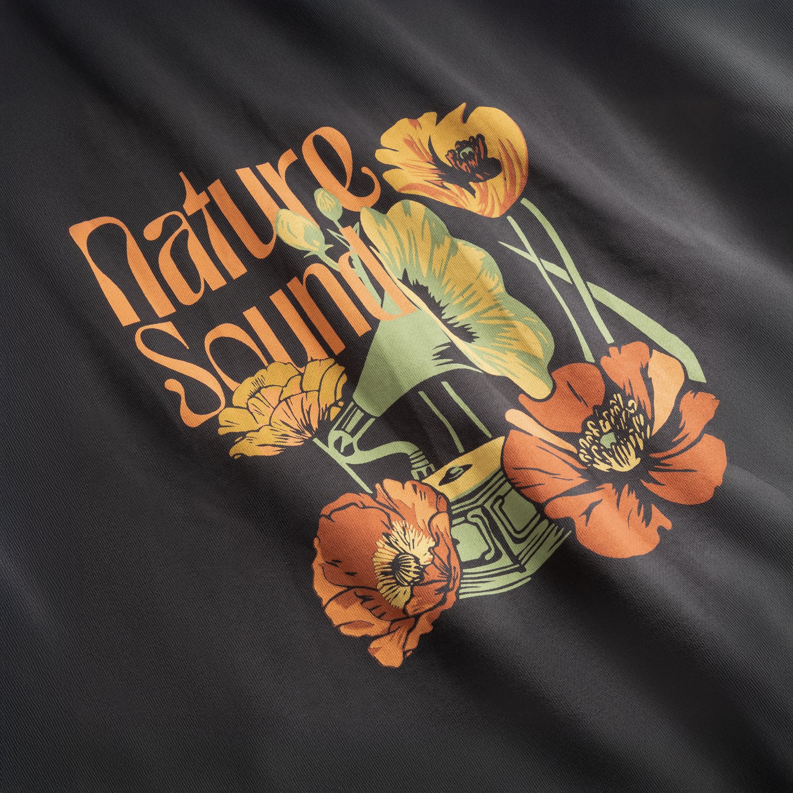 Sweatshirt Ystad Nature Sound Charcoal
