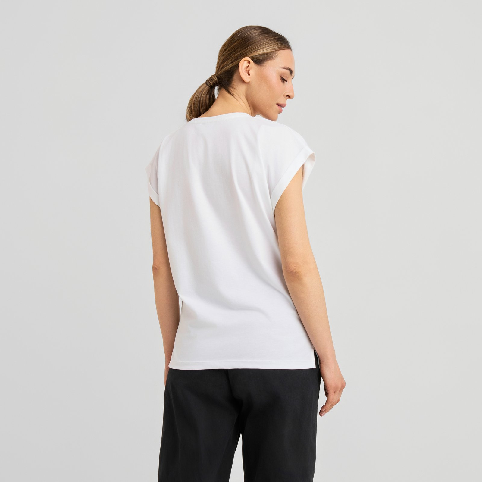 T-shirt Visby Flower Bunnies White