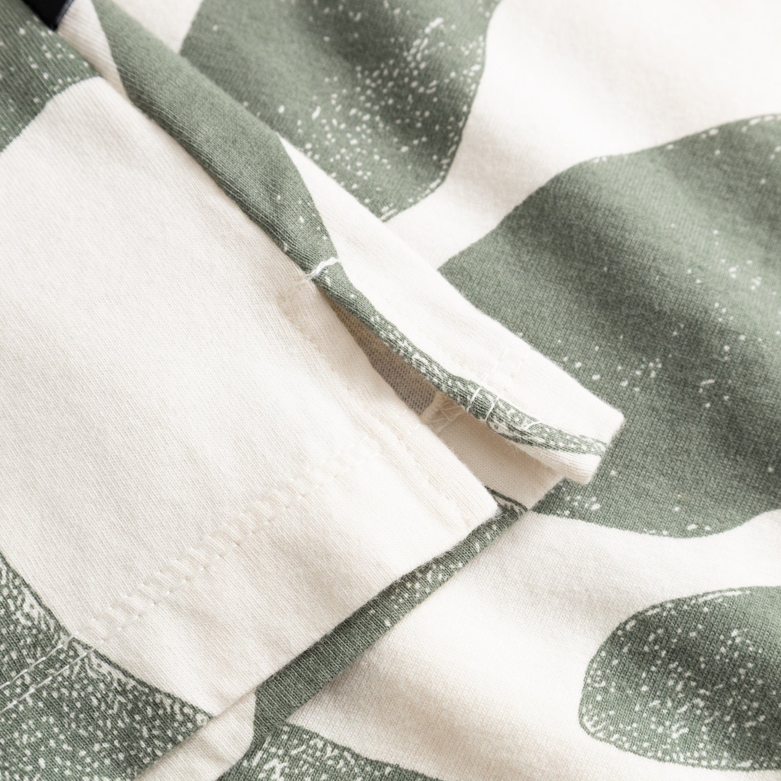 T-shirt Visby Abstract Leaf Jersey Green