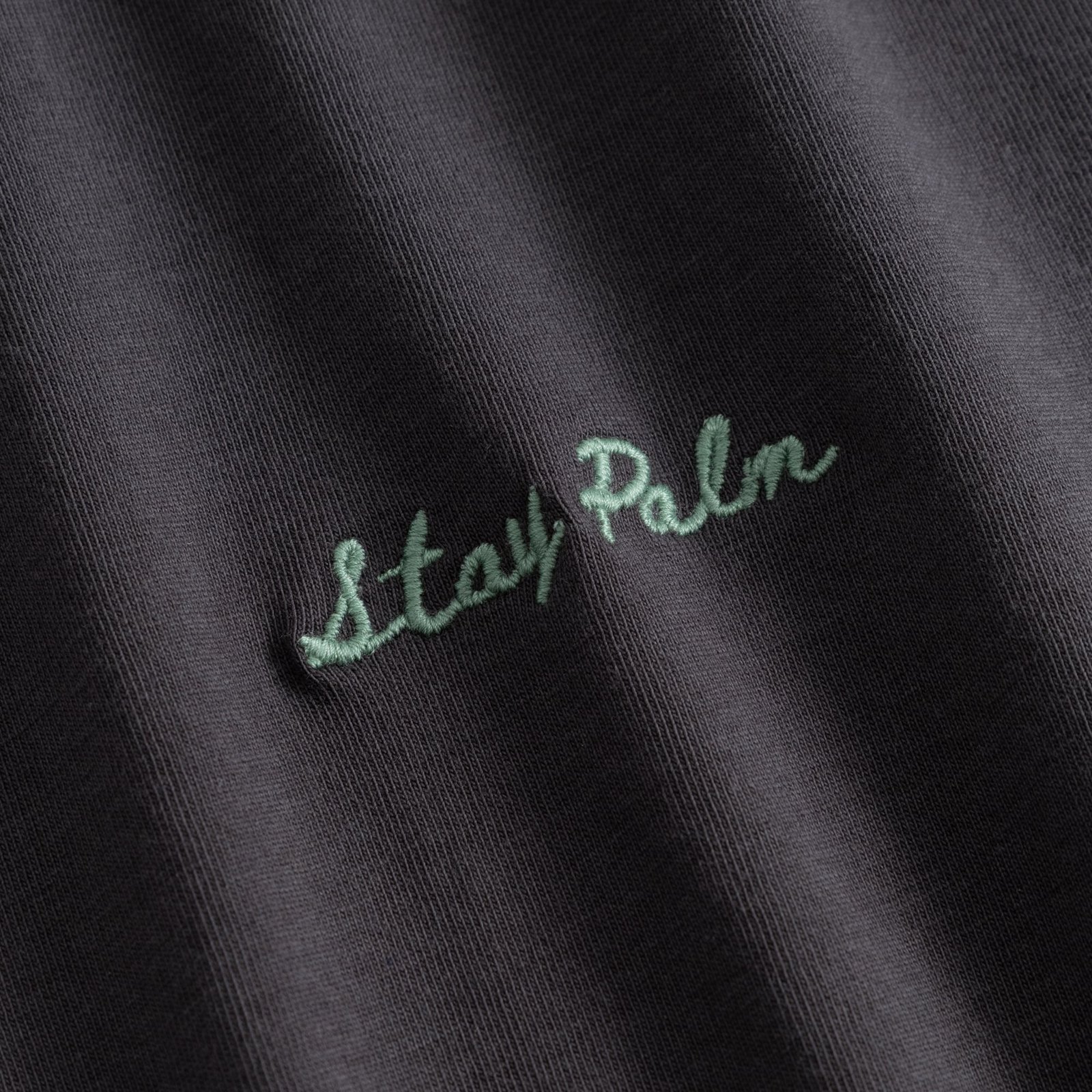T-shirt Stockholm Stay Palm Charcoal