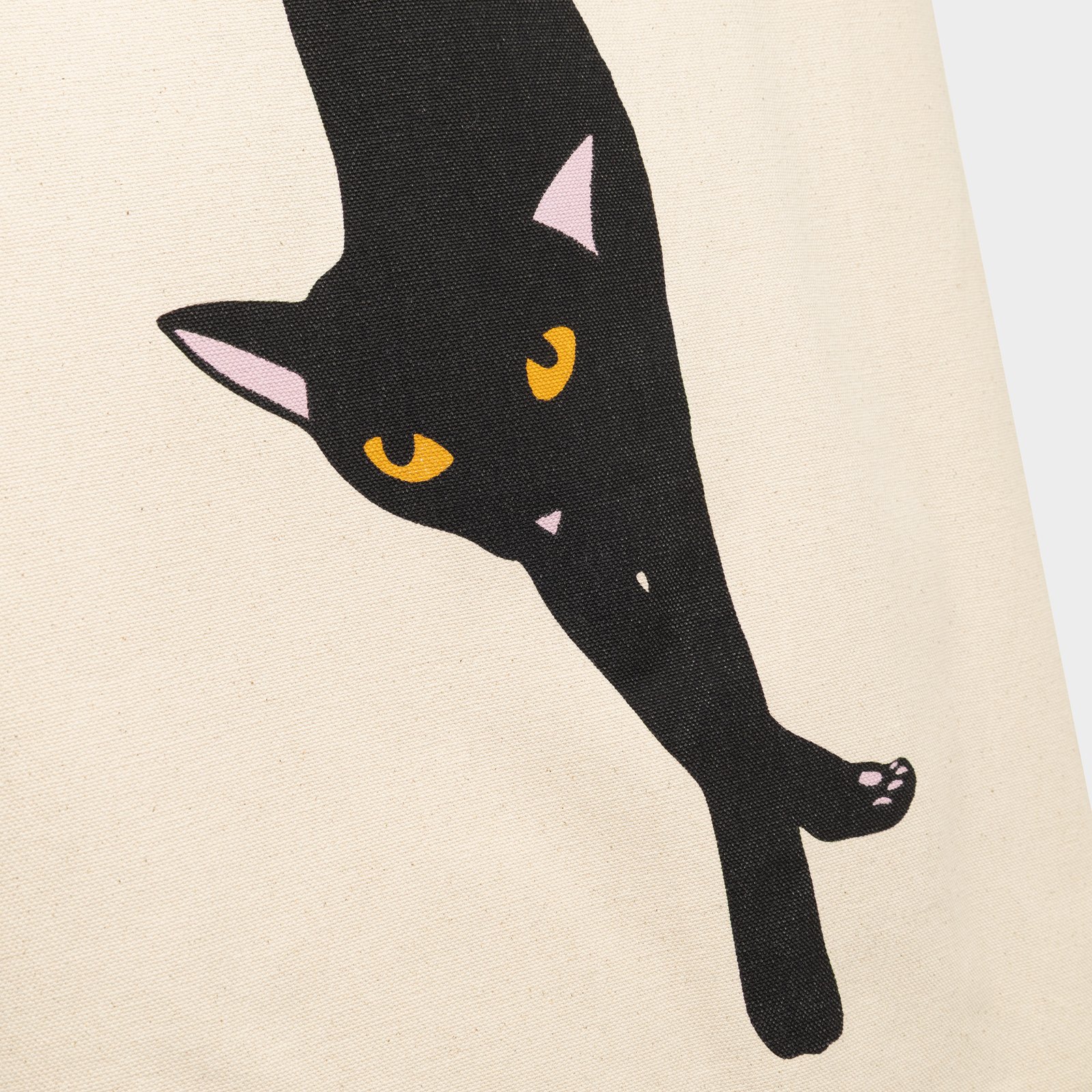 Tote Bag Torekov Long Cat Off-White