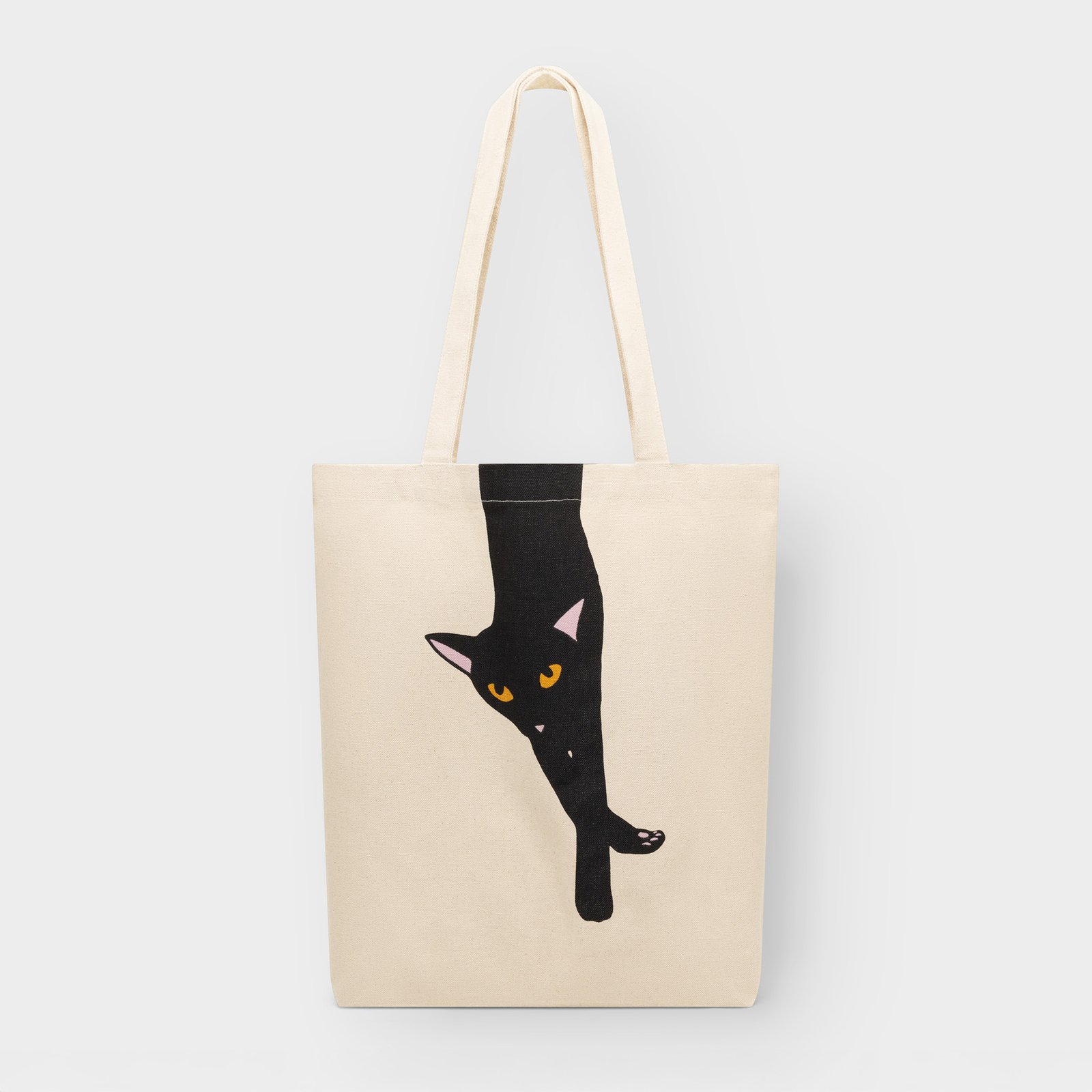 Tote Bag Torekov Long Cat Off-White