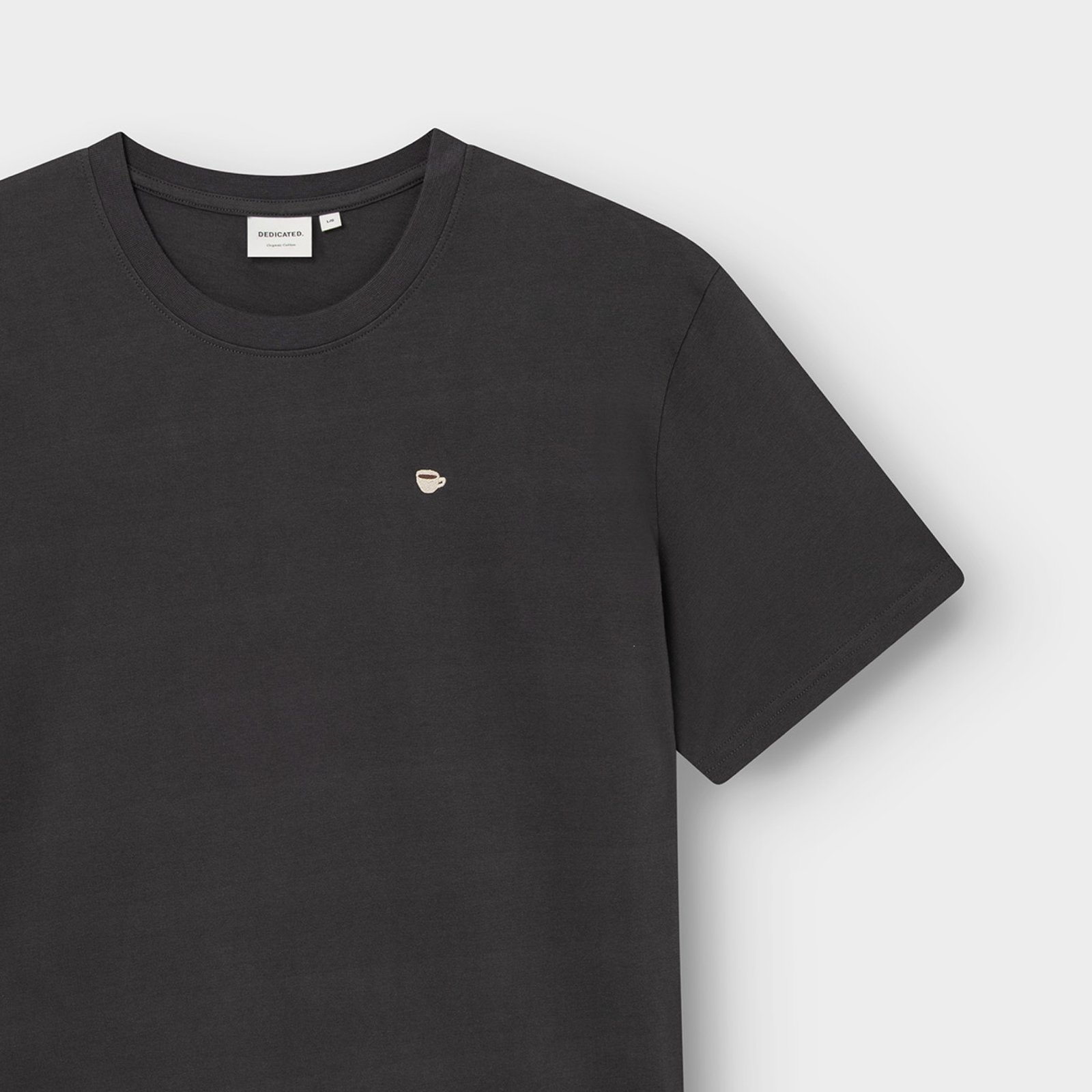 T-shirt Stockholm Coffee Cup Charcoal