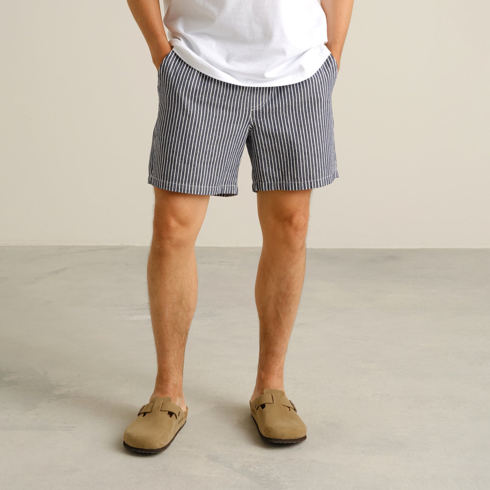Shorts Sibbarp Work Stripe Blue