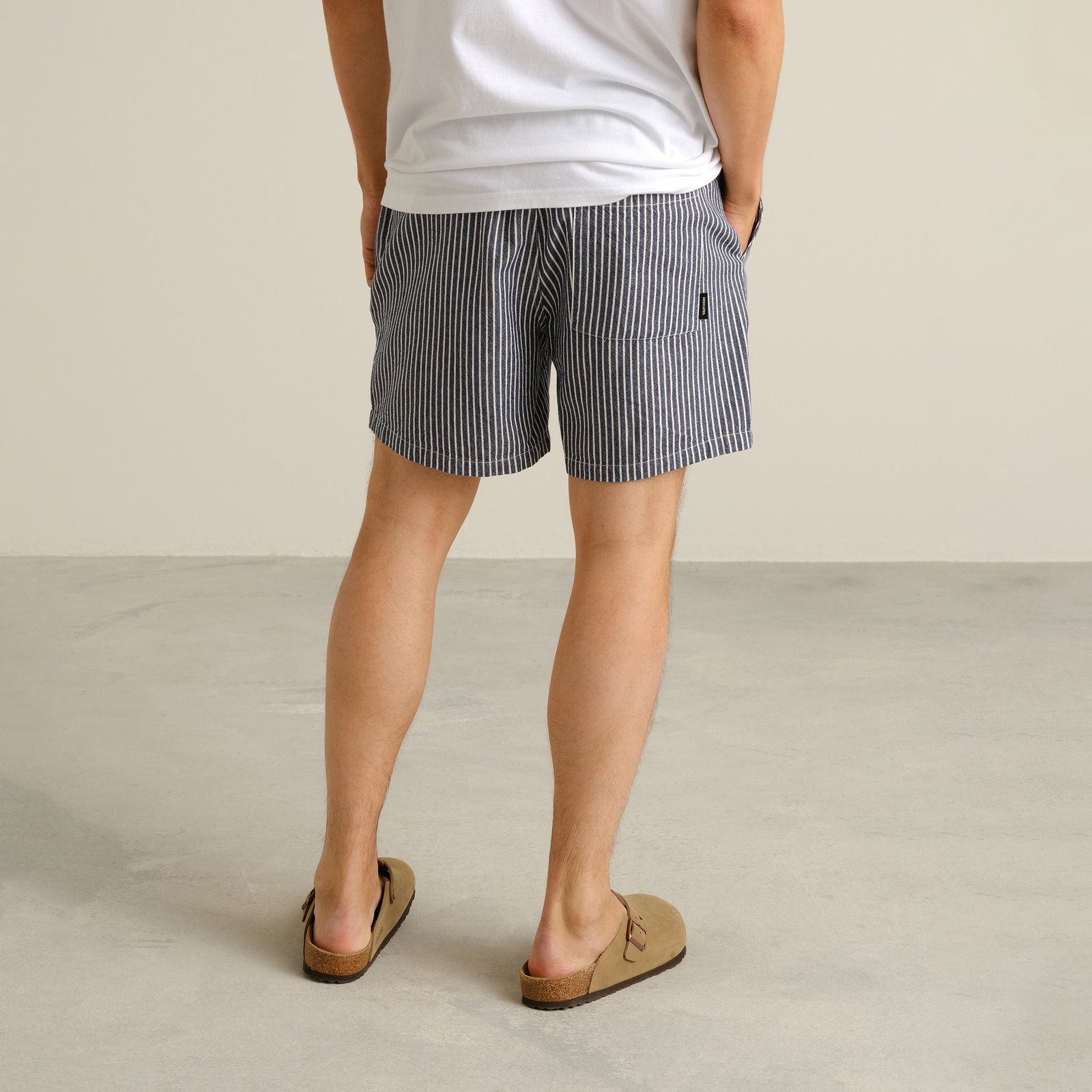 Shorts Sibbarp Work Stripe Blue