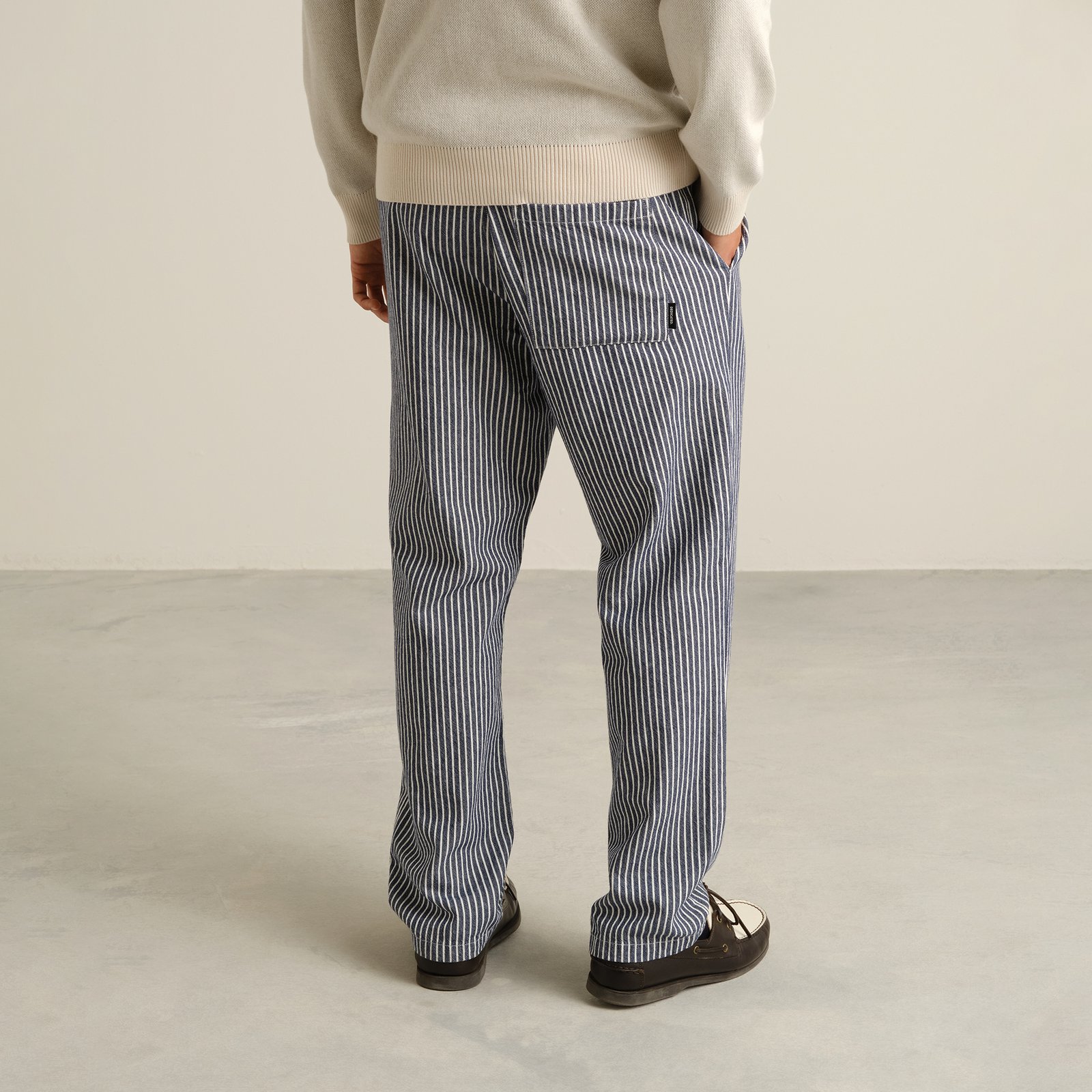 Pants Borrby Work Stripe Blue