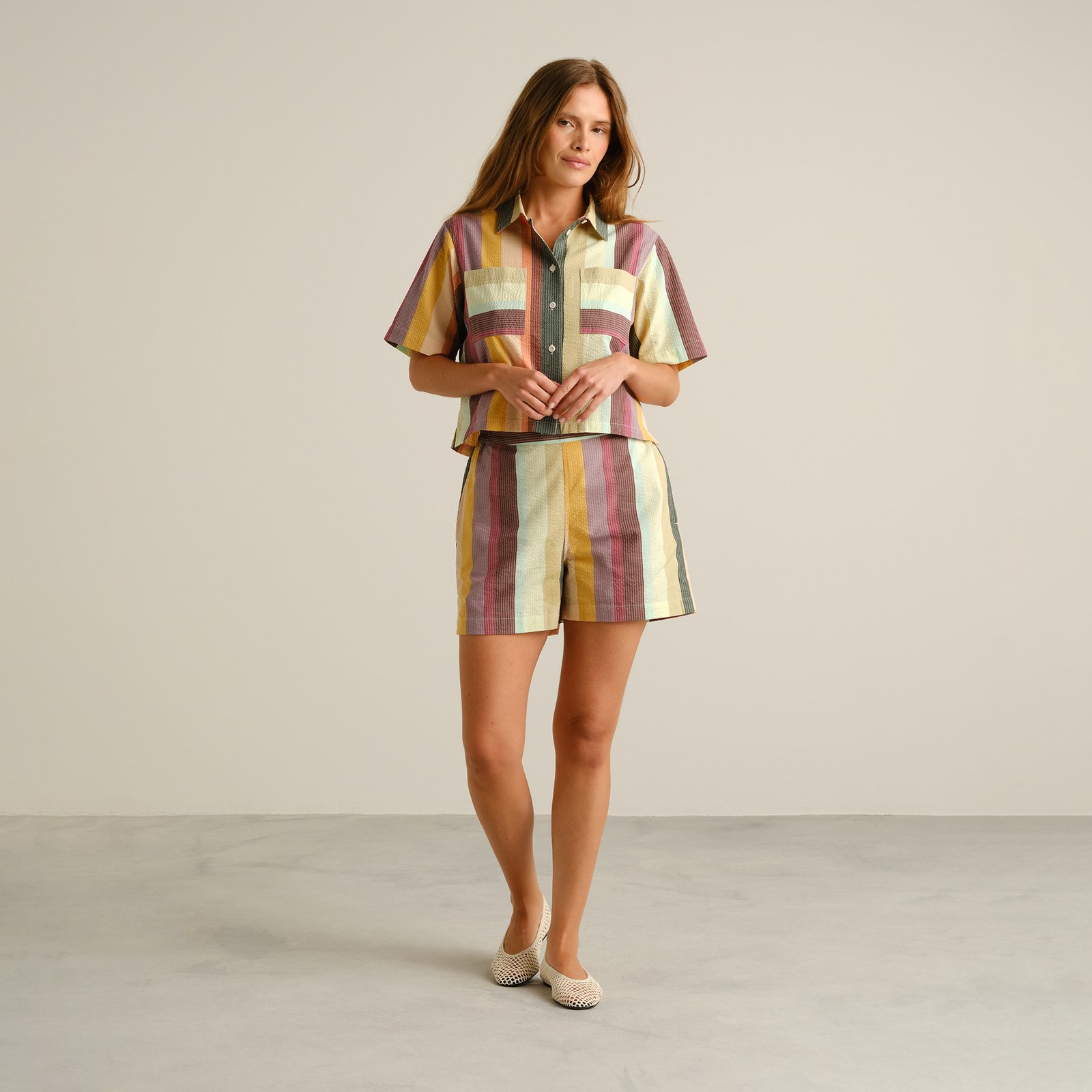 Shirt Grundvik Sunset Stripe