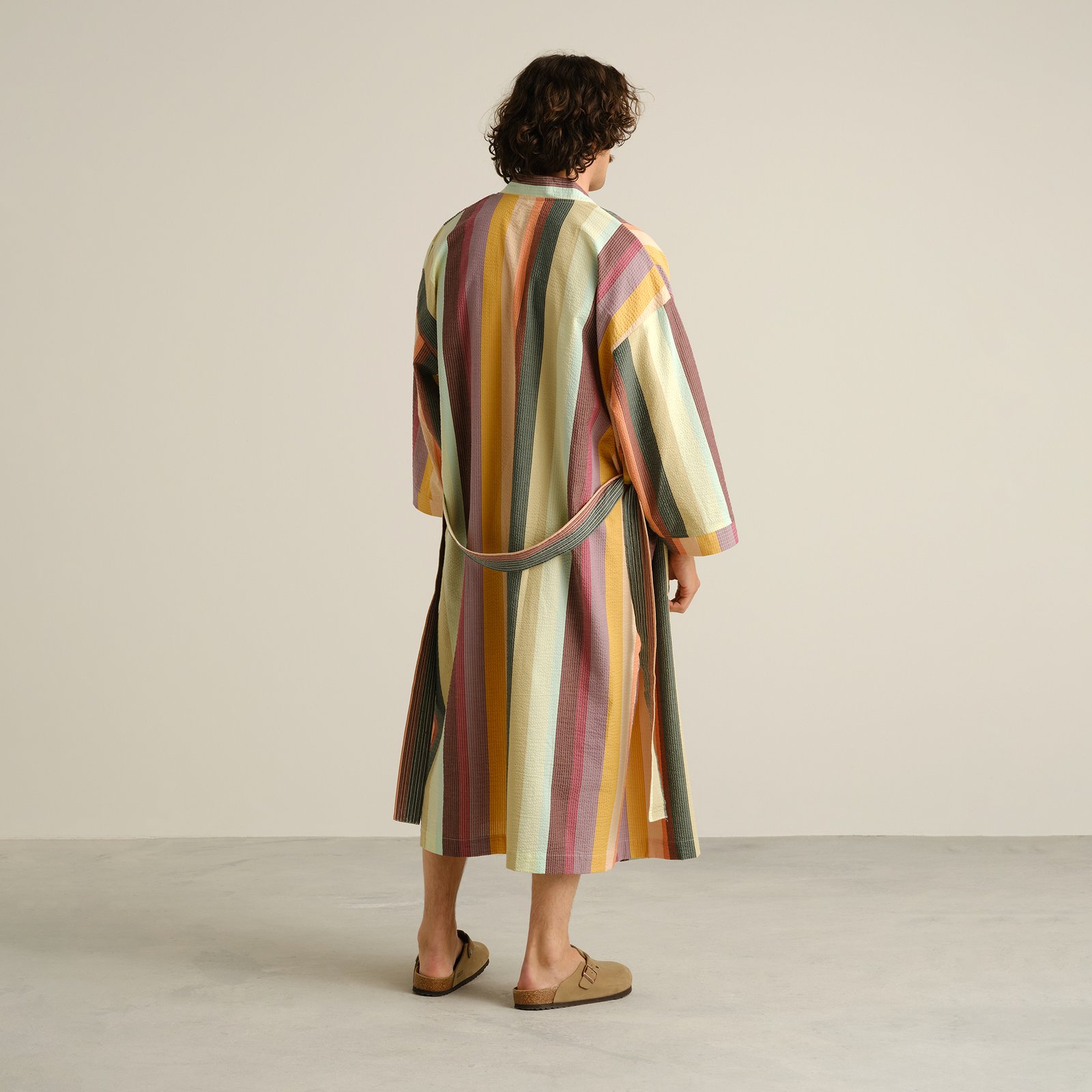 Glabo Bathrobe Sunset Stripe