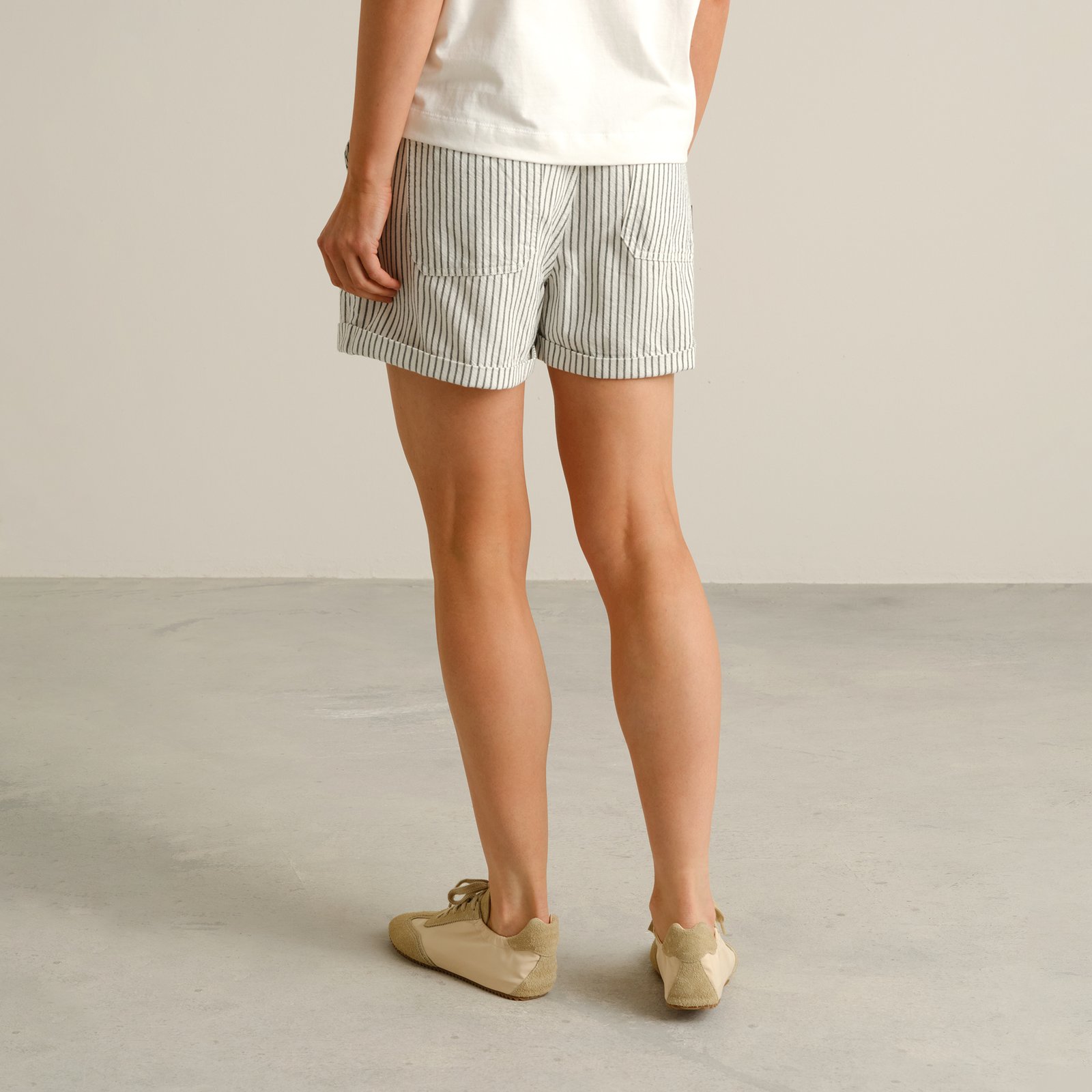 Shorts Vedum Work Stripe Forest Green
