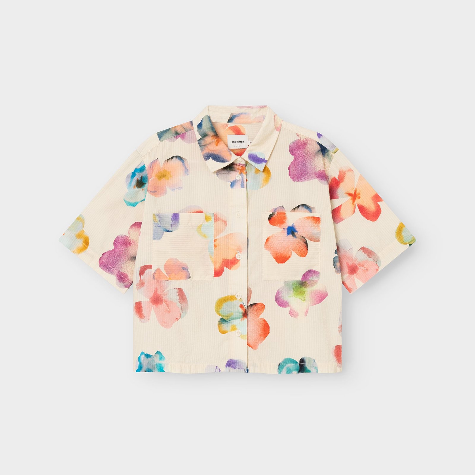 Shirt Grundvik Flower Cut Egg White