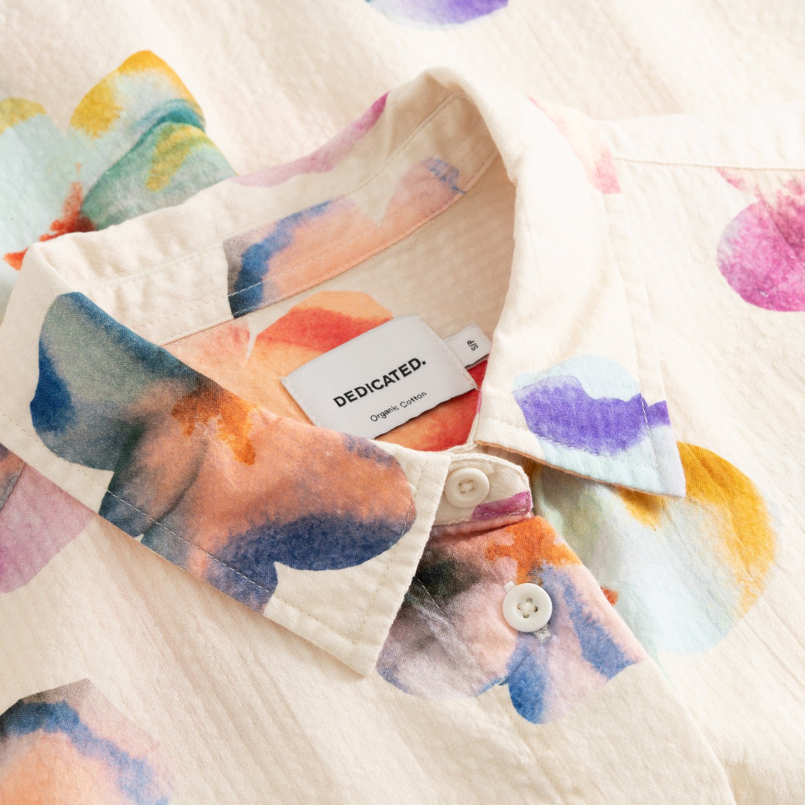 Shirt Grundvik Flower Cut Egg White