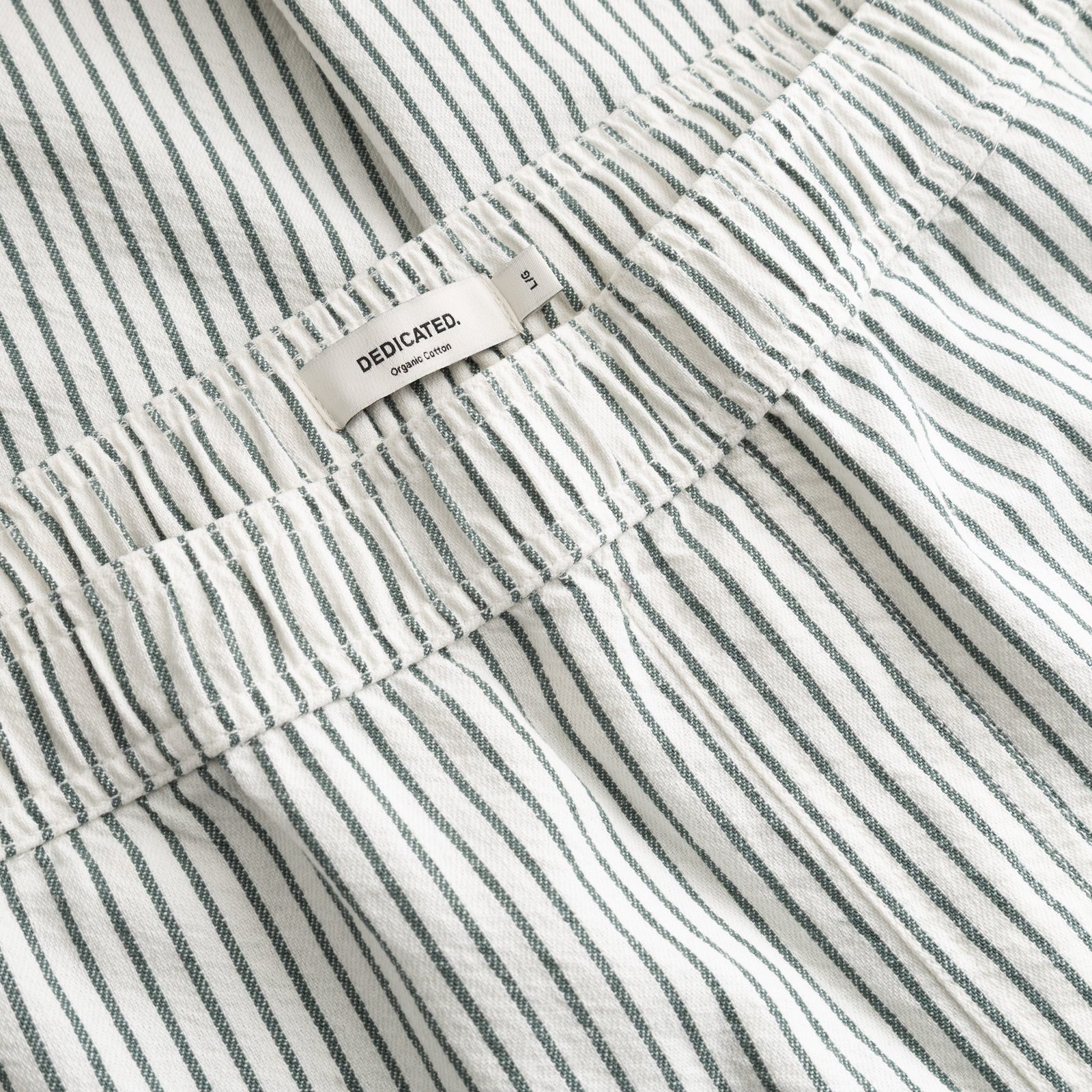 Pants Borrby Work Stripe Forest Green