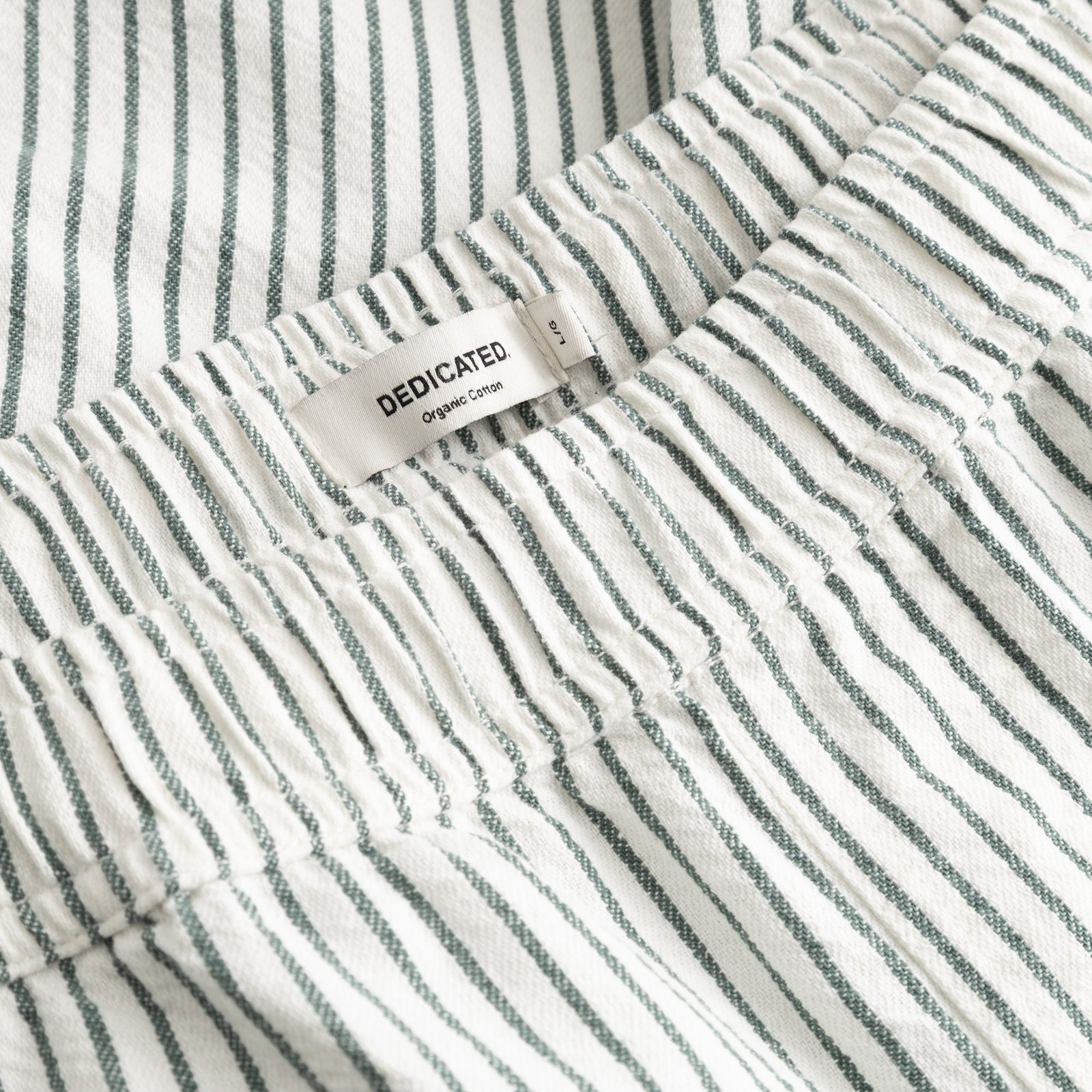 Shorts Sibbarp Work Stripe Forest Green