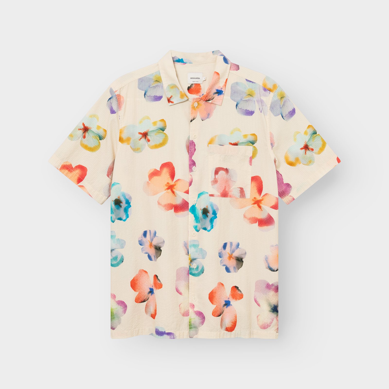 Shirt Brantevik Flower Cut Egg White