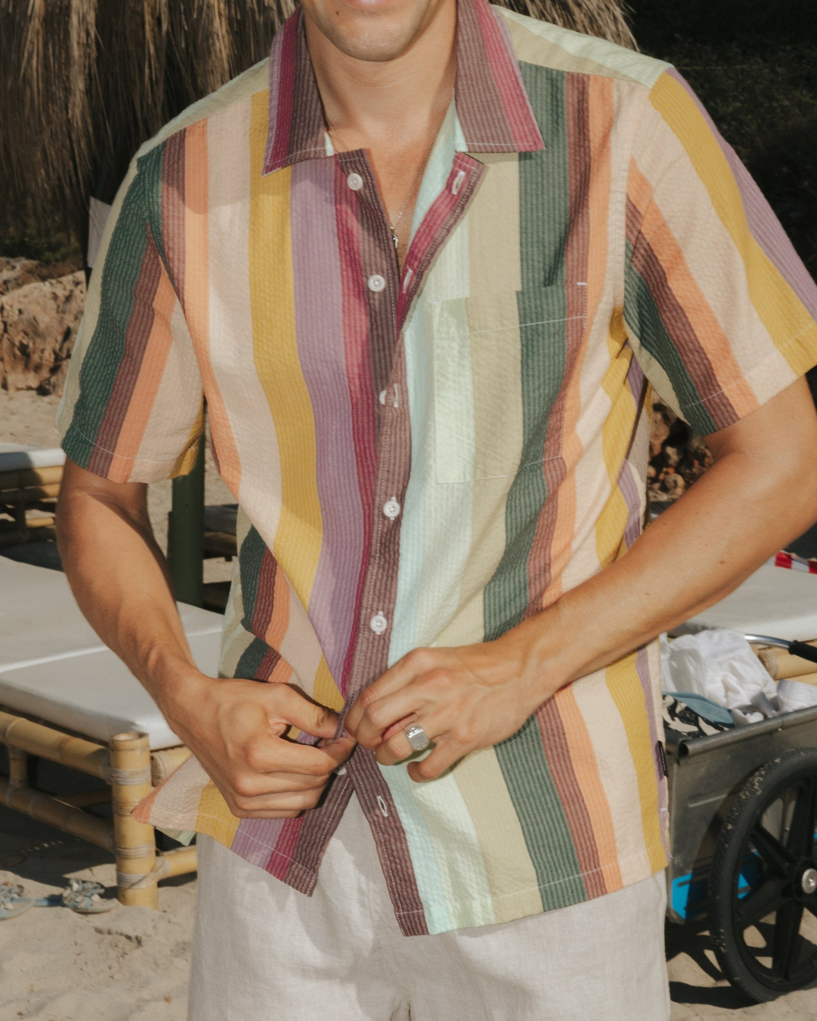 Shirt Brantevik Sunset Stripe