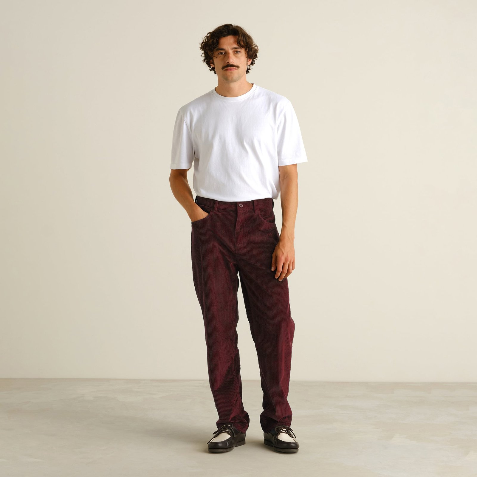 Pants Hamburg Corduroy Fig Red