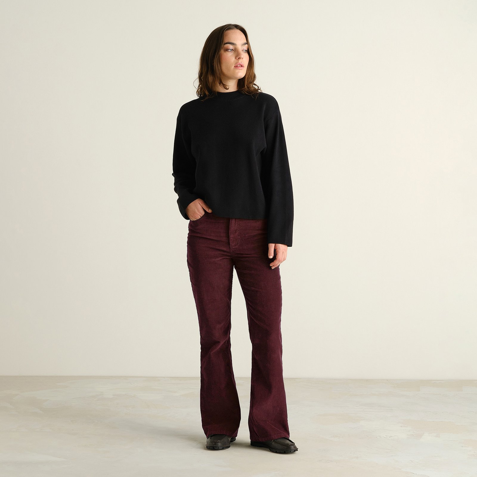 Pants Ryda Corduroy Fig Red