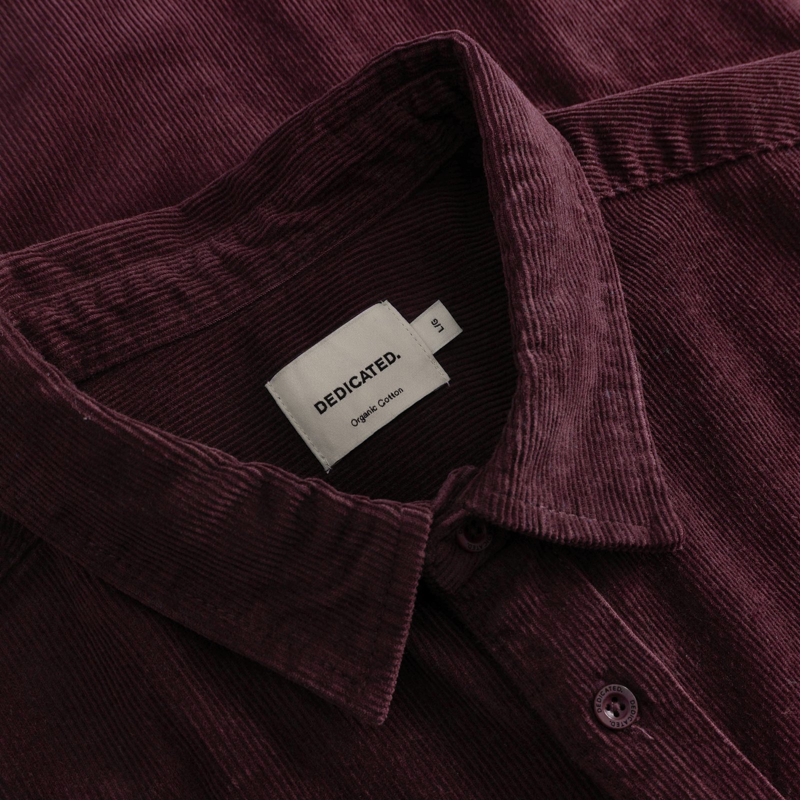 Shirt Varberg Corduroy  Fig Red