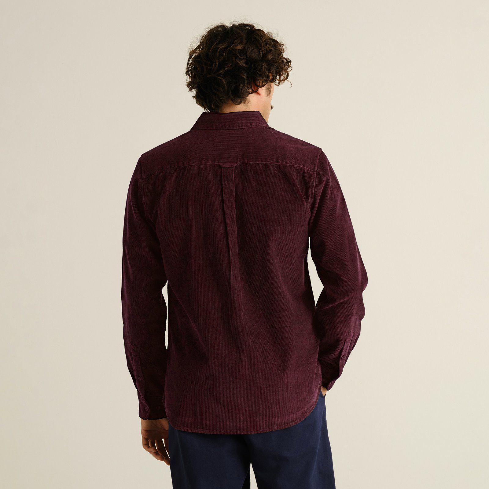 Shirt Varberg Corduroy  Fig Red