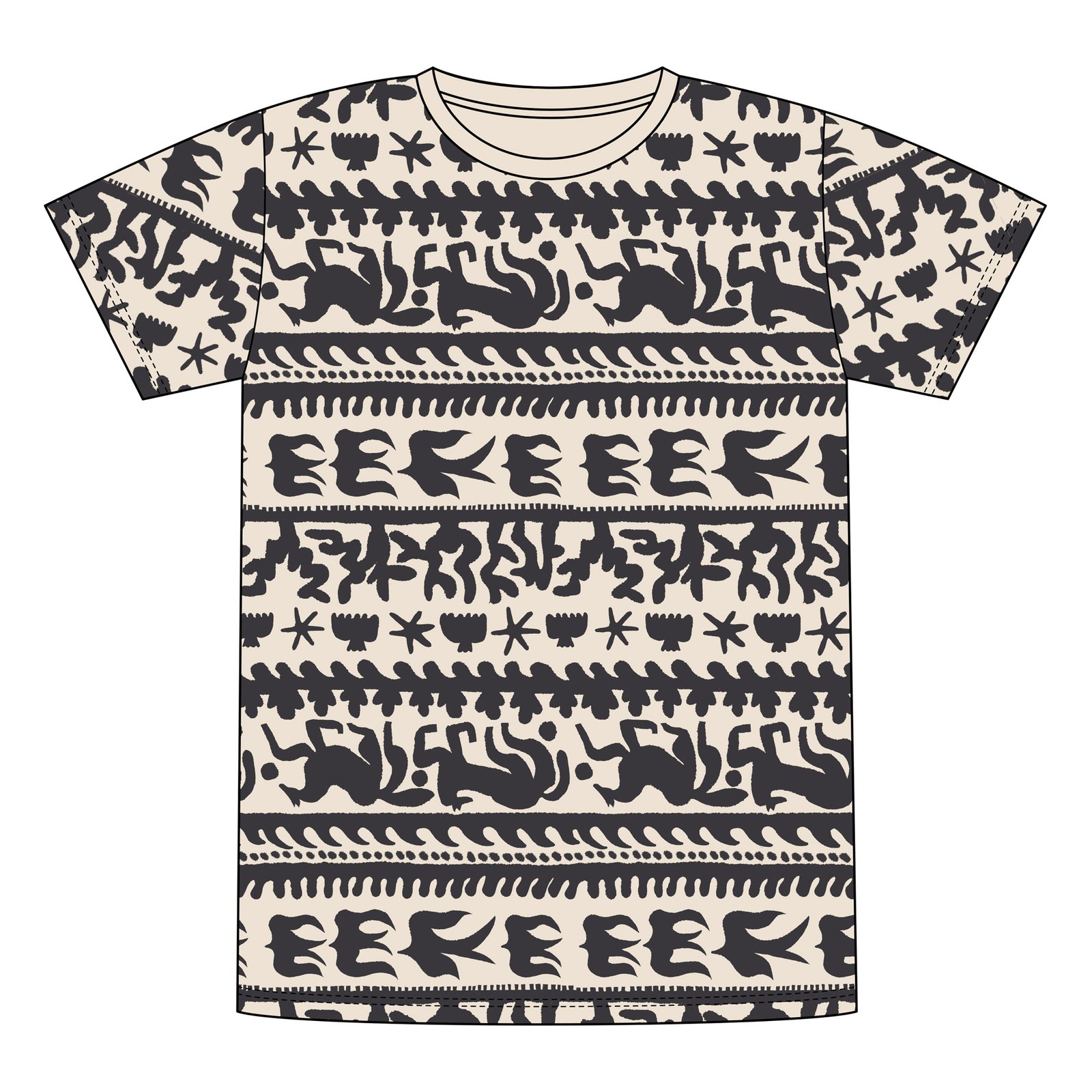 T-shirt Stockholm Beach Gallop Egg White