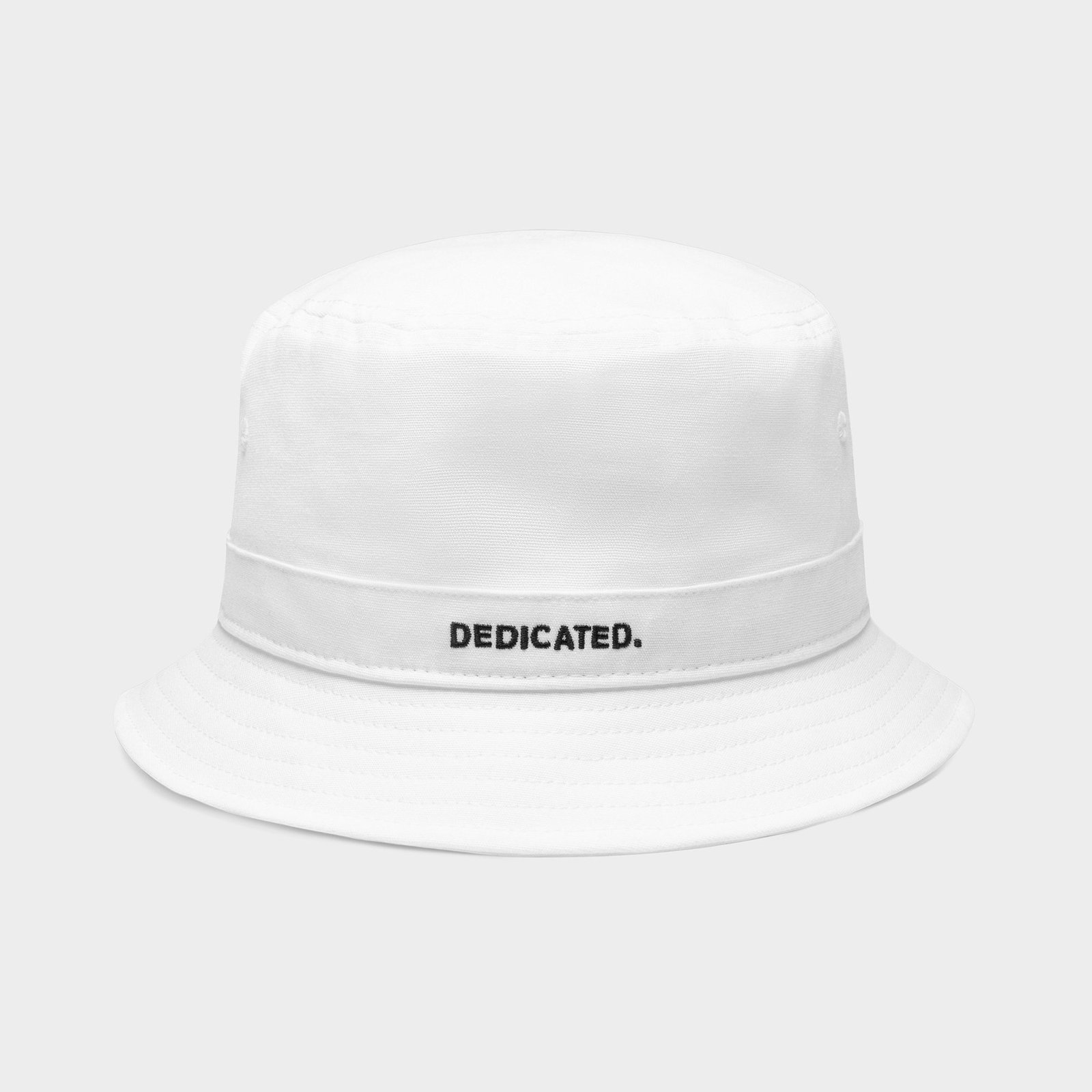 Bucket Hat Dedicated Logo White