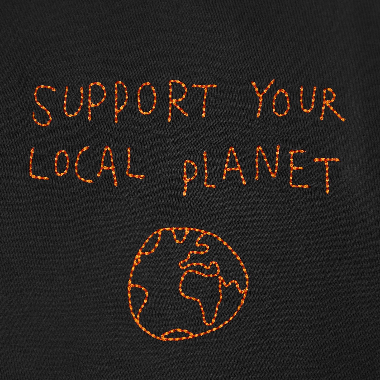 T-shirt Visby Local Planet Charcoal