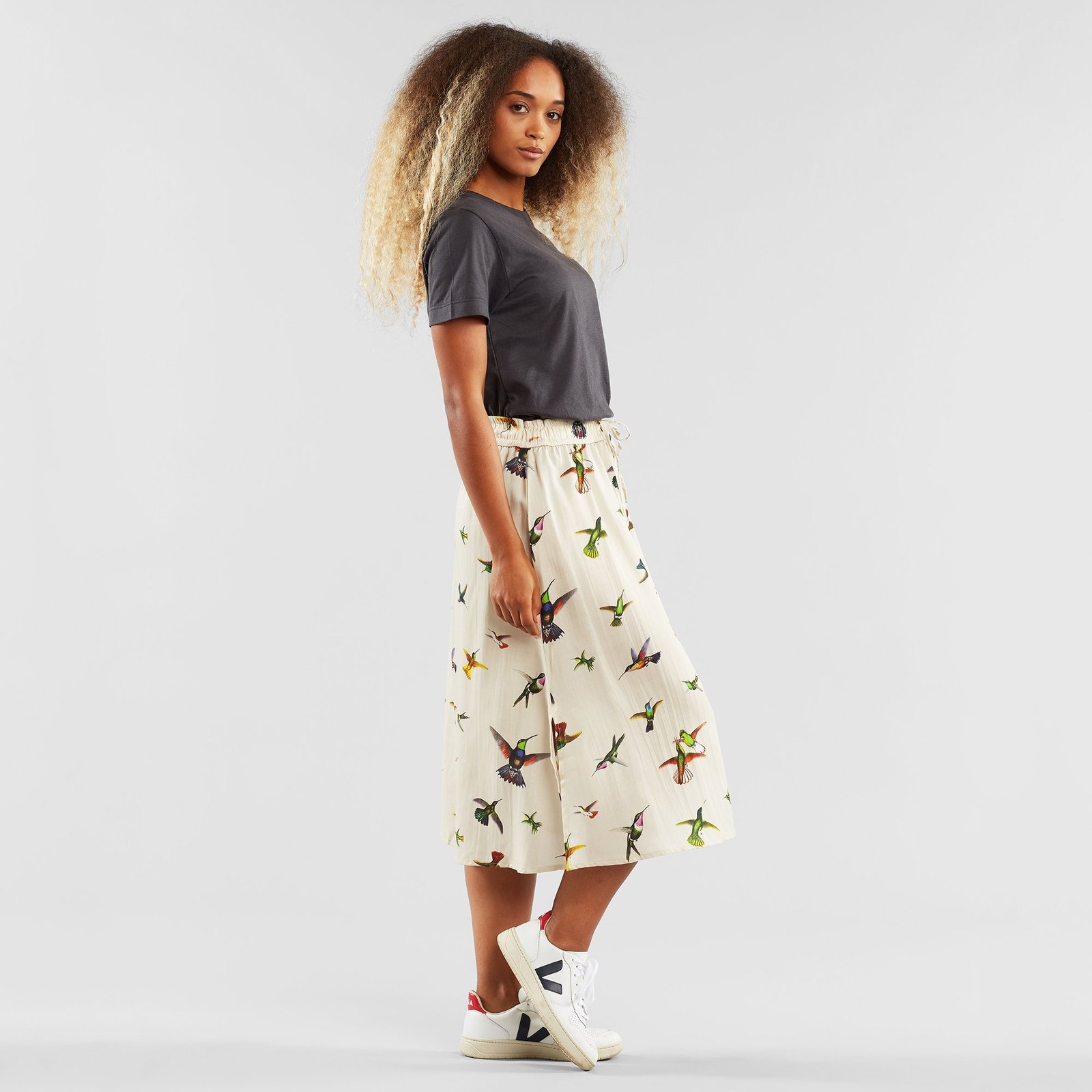 Skirt Klippan Flying Hummingbirds Multi Color