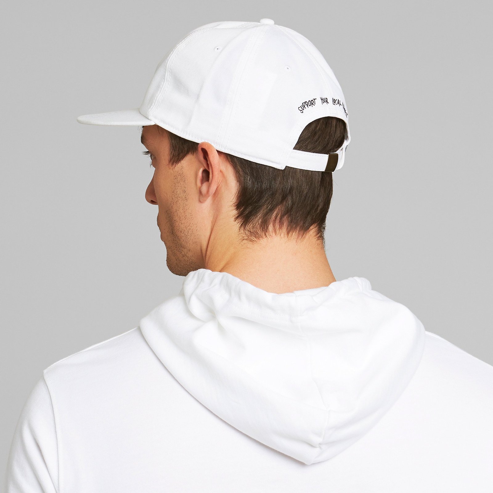 Unconstructed Cap Globe White