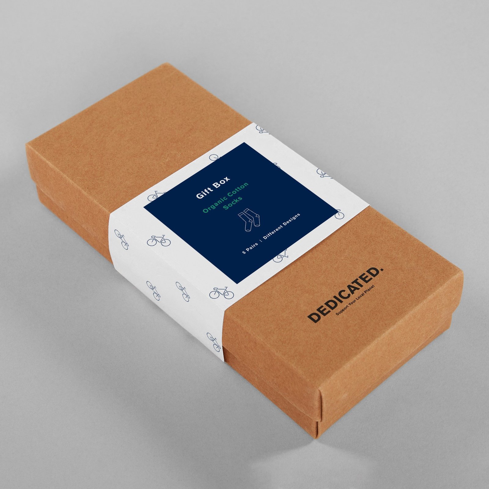 Socks Sigtuna Bike Pattern 5-pack