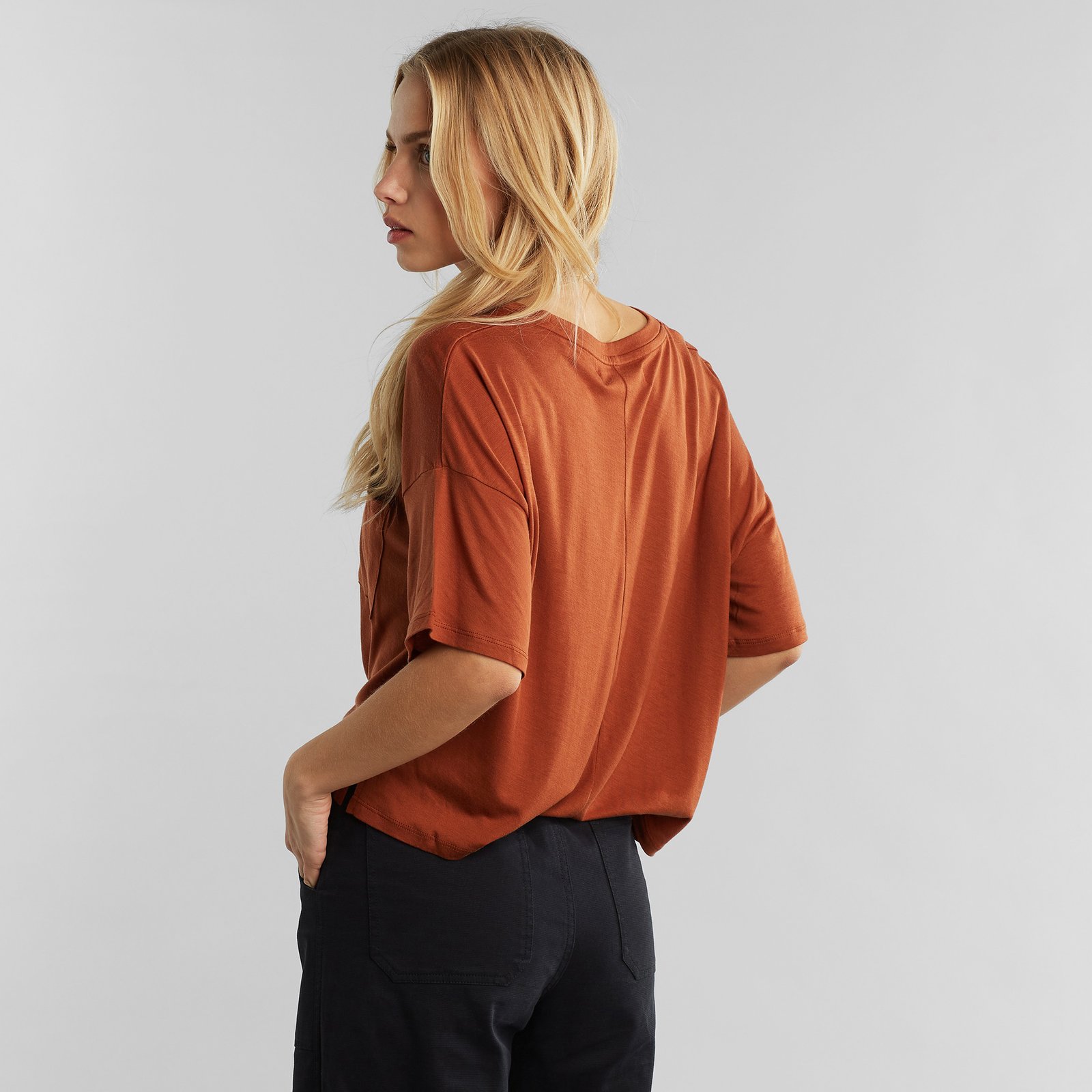 T-shirt Kivik Mocha Brown