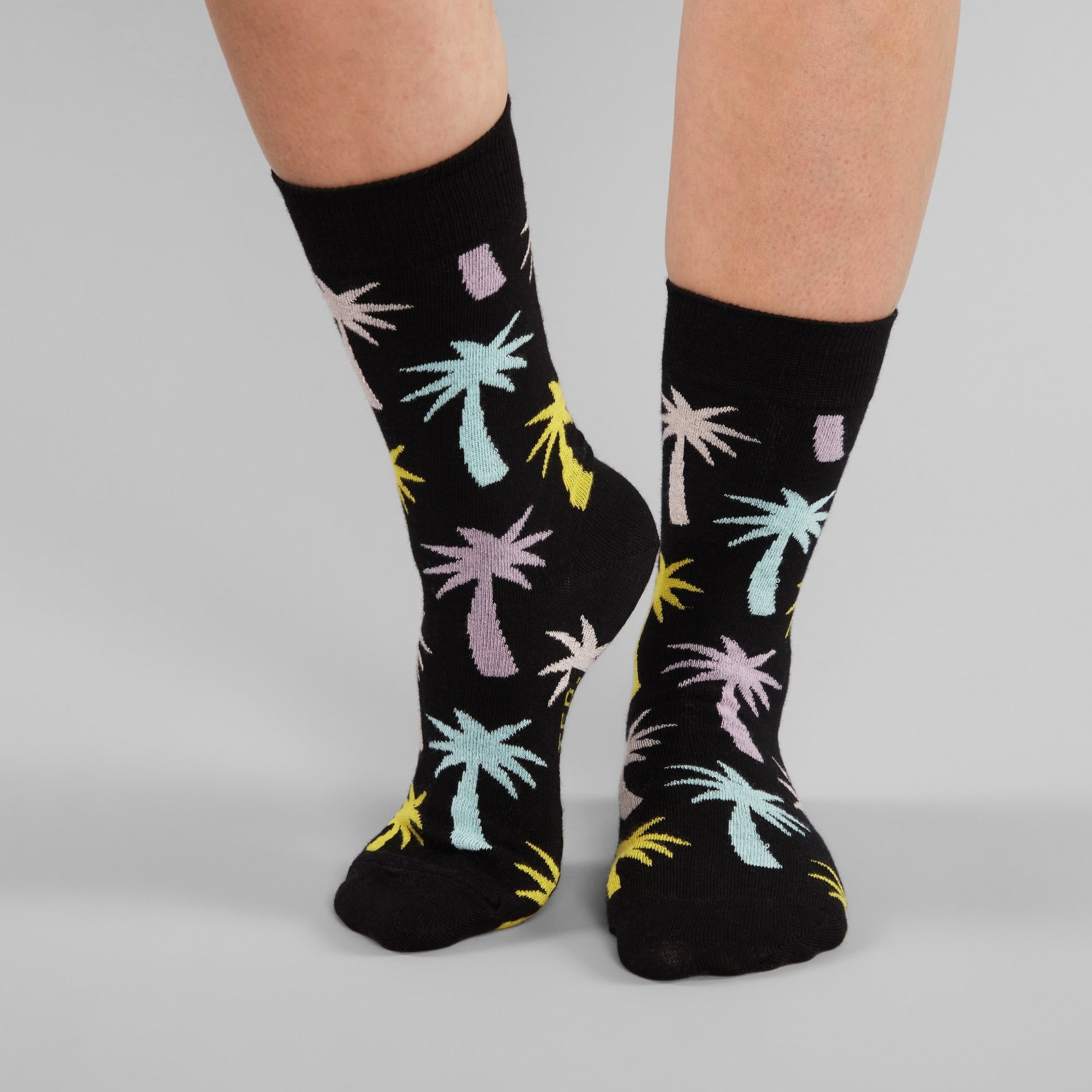 Socks Sigtuna Big Palms Black