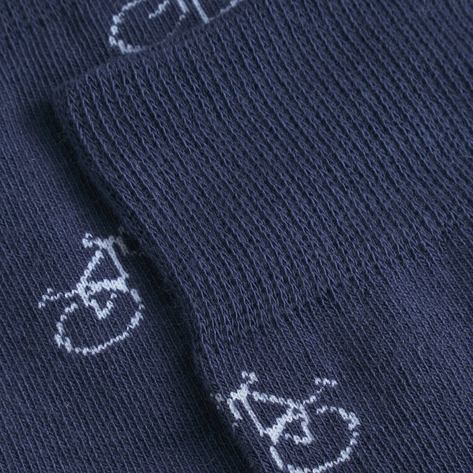 Socks Sigtuna Bike Pattern Navy