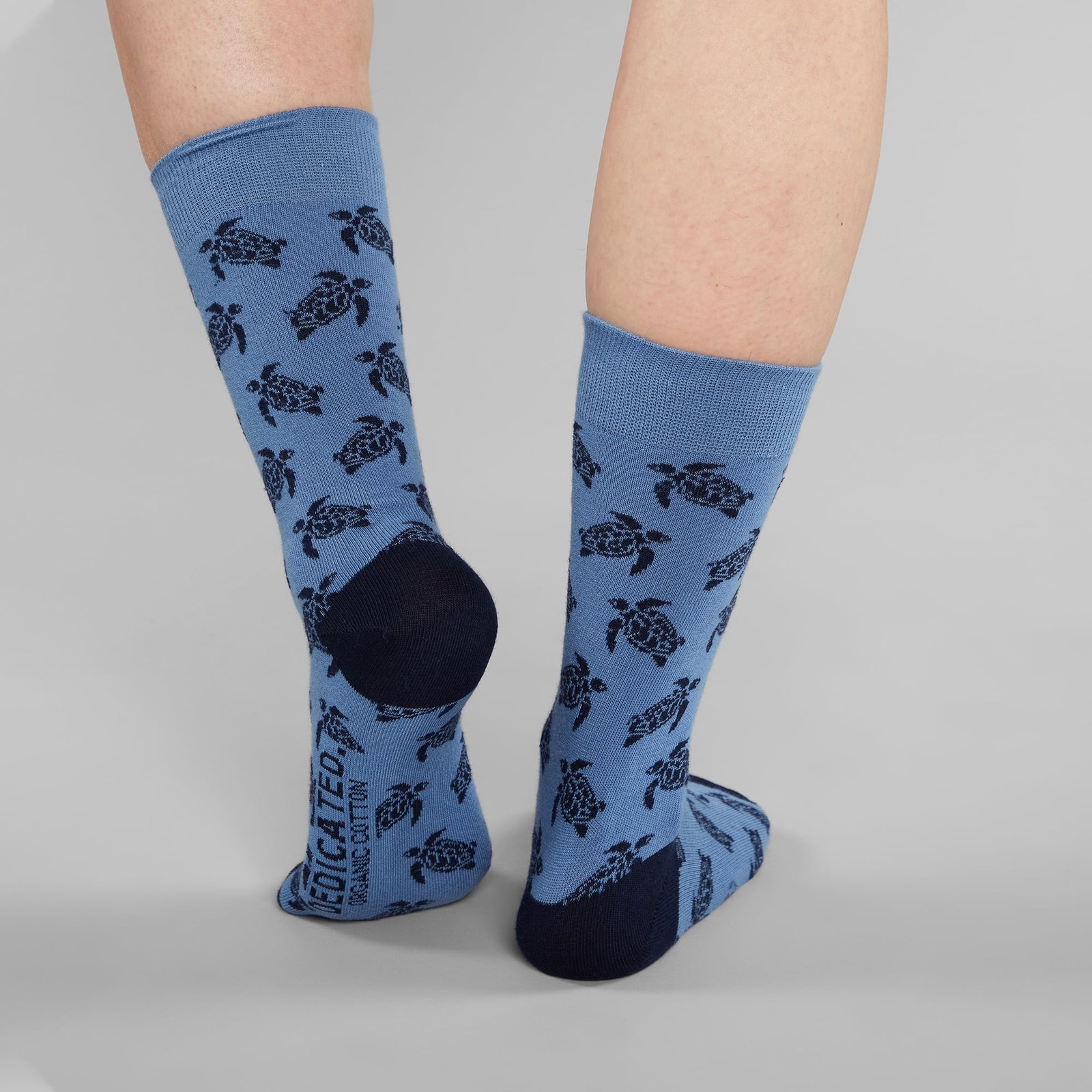 Socks Sigtuna Sea Turtles Light Blue