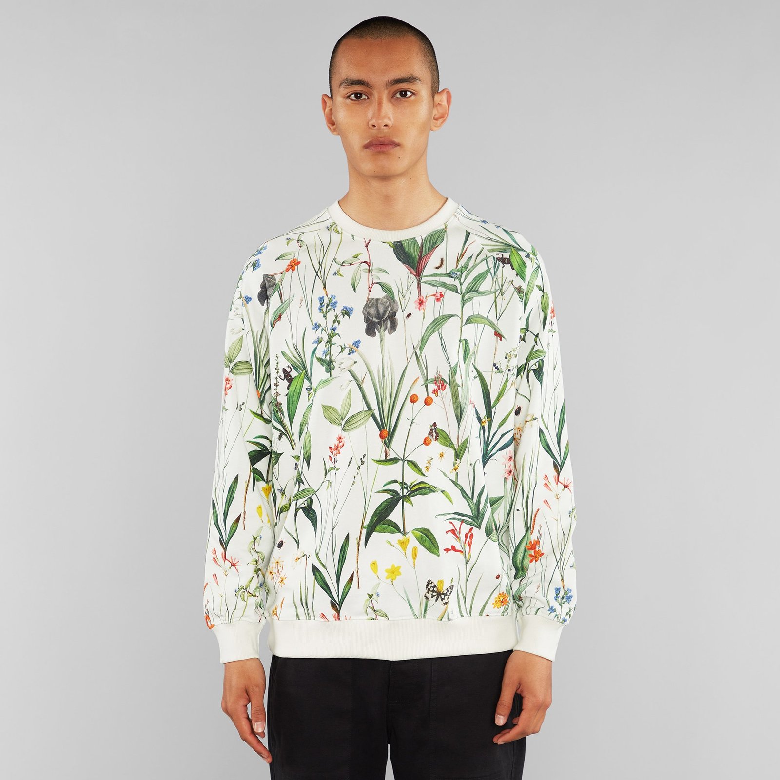 Sweatshirt Malmoe Flower Field Off-White