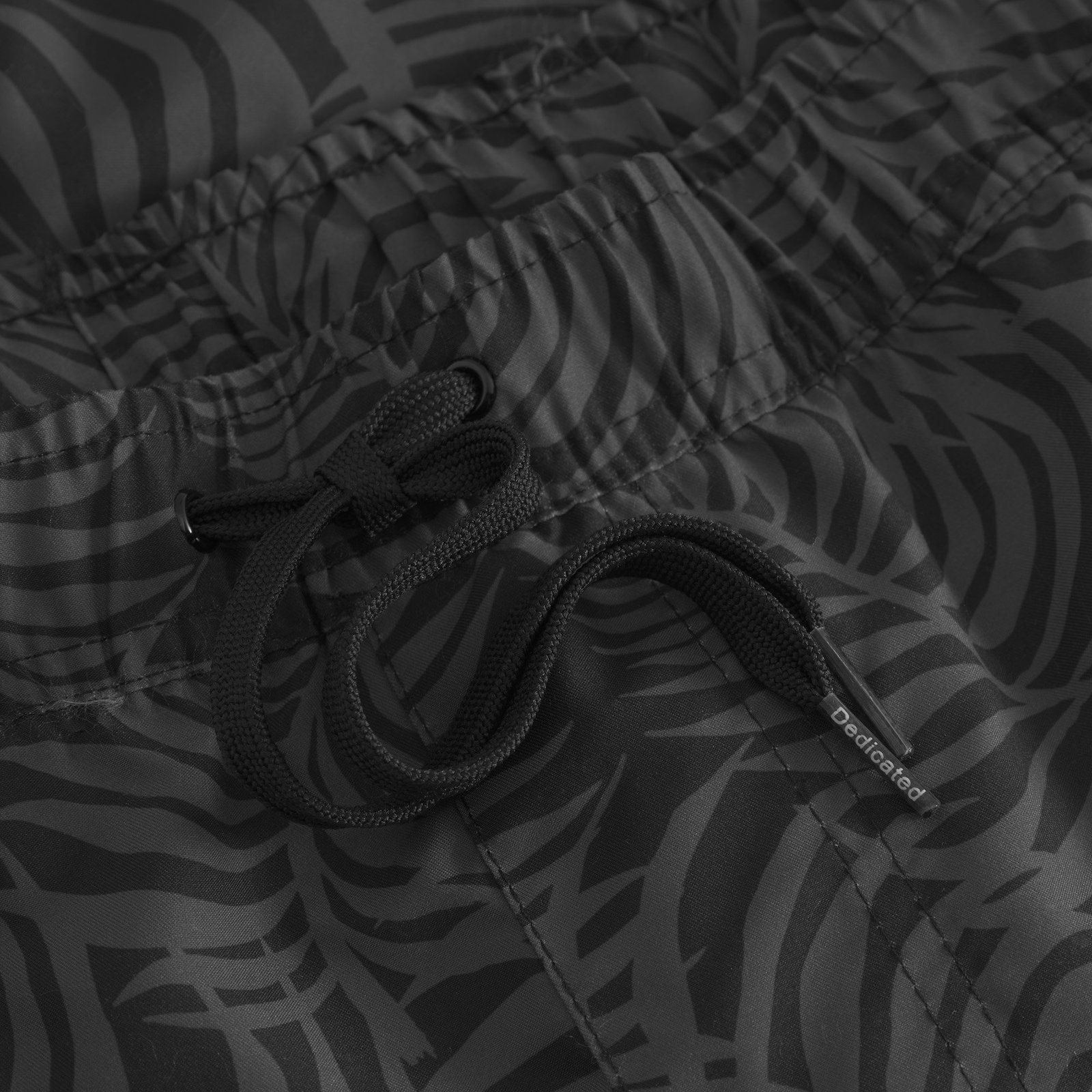 Swim Shorts Sandhamn Palm Leaves Black