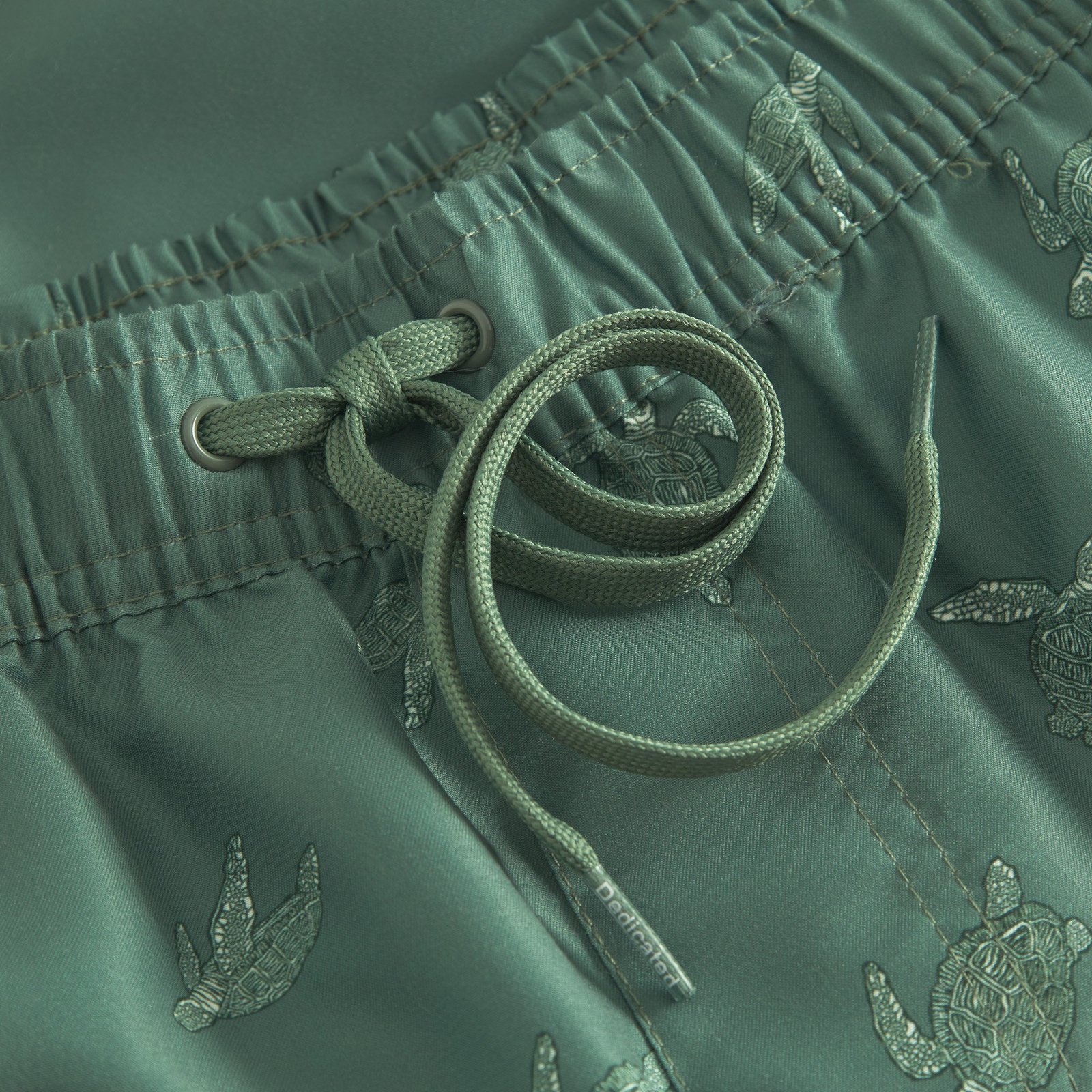 Swim Shorts Sandhamn Sea Turtles Forest Green