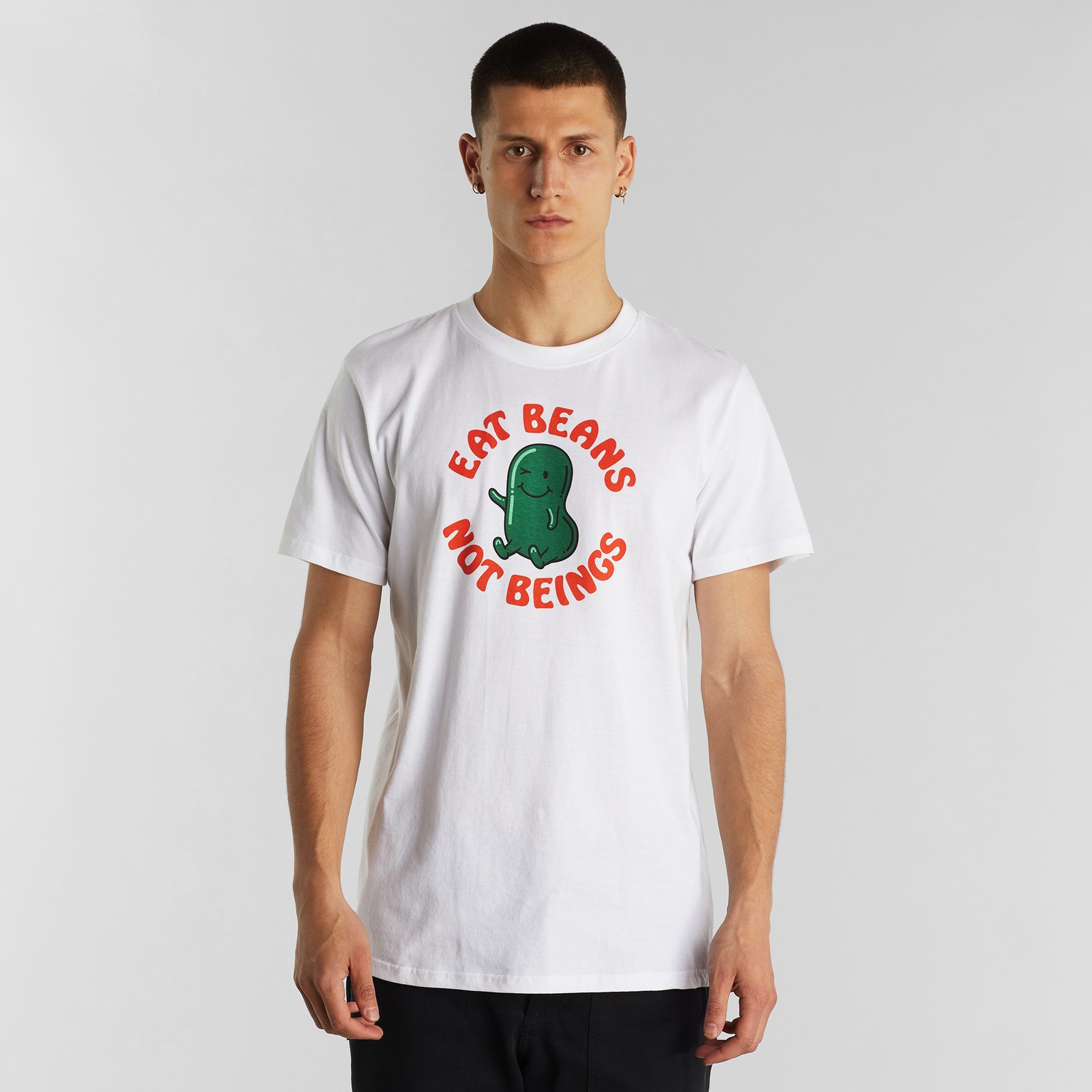 T-shirt Stockholm Eat Beans Off-White