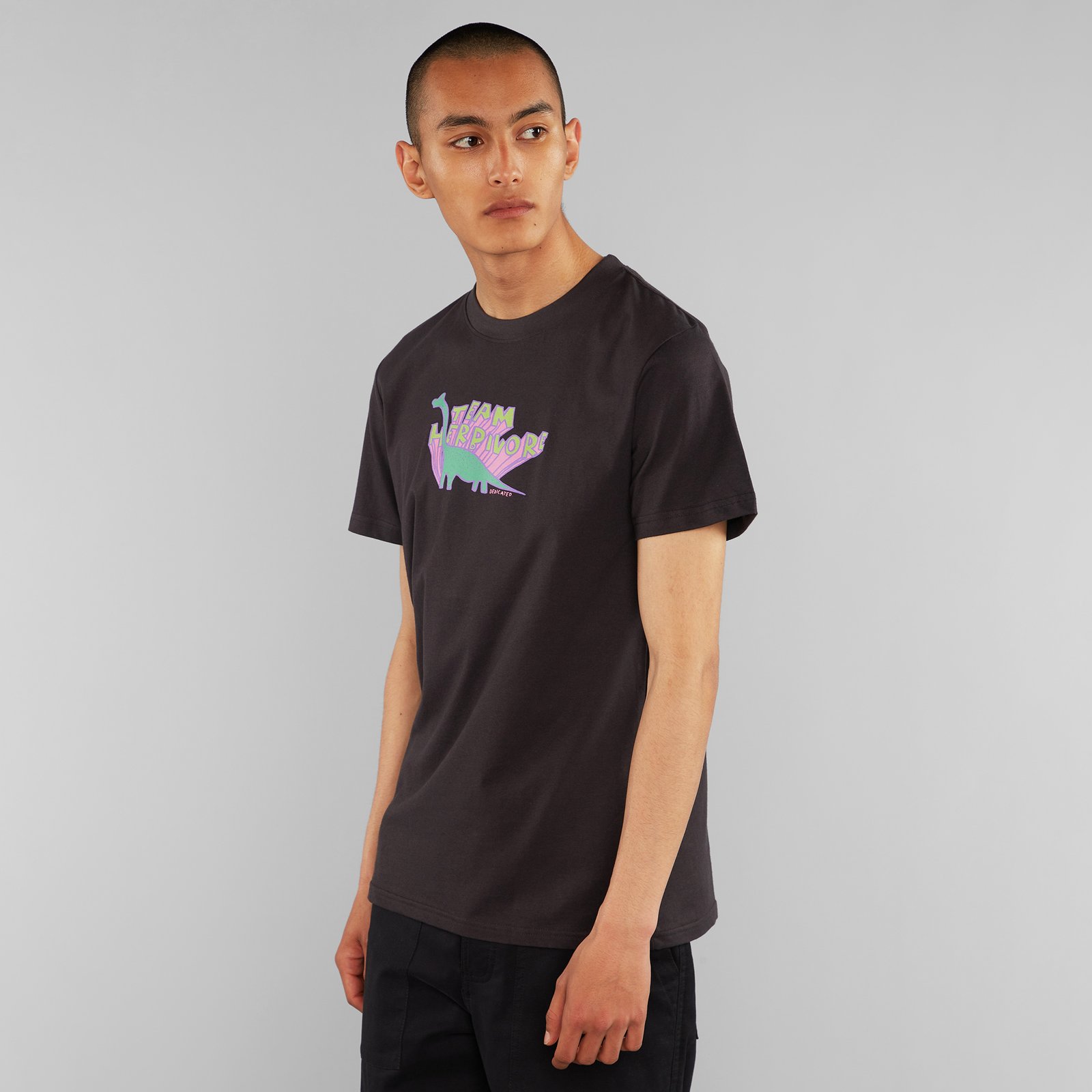 T-shirt Stockholm Team Herbivore Charcoal