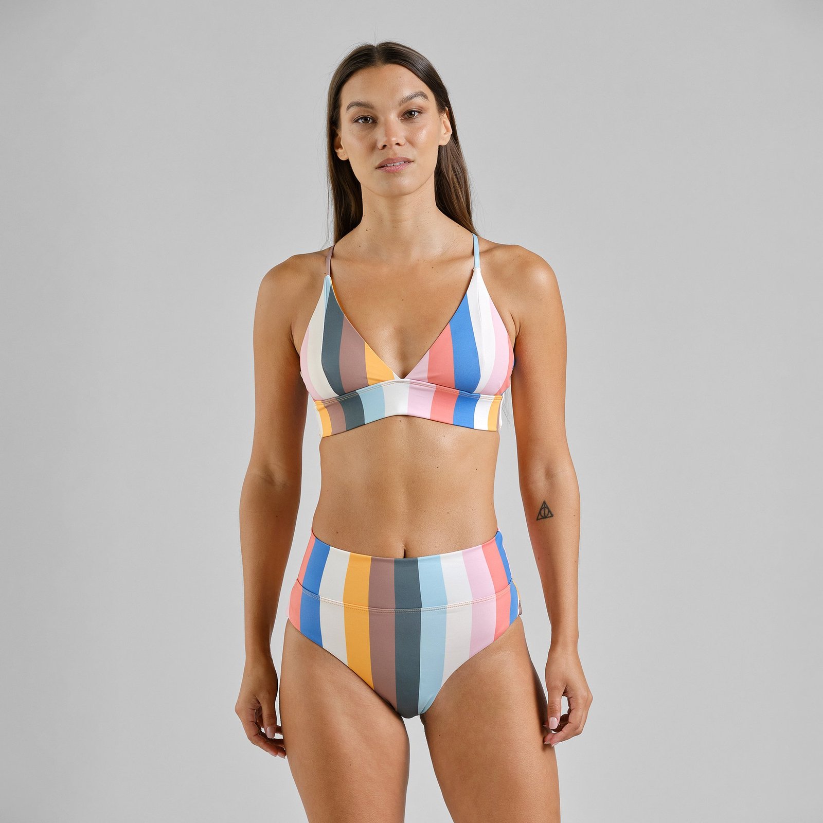 Bikini Top Alva Stripes Multi Color
