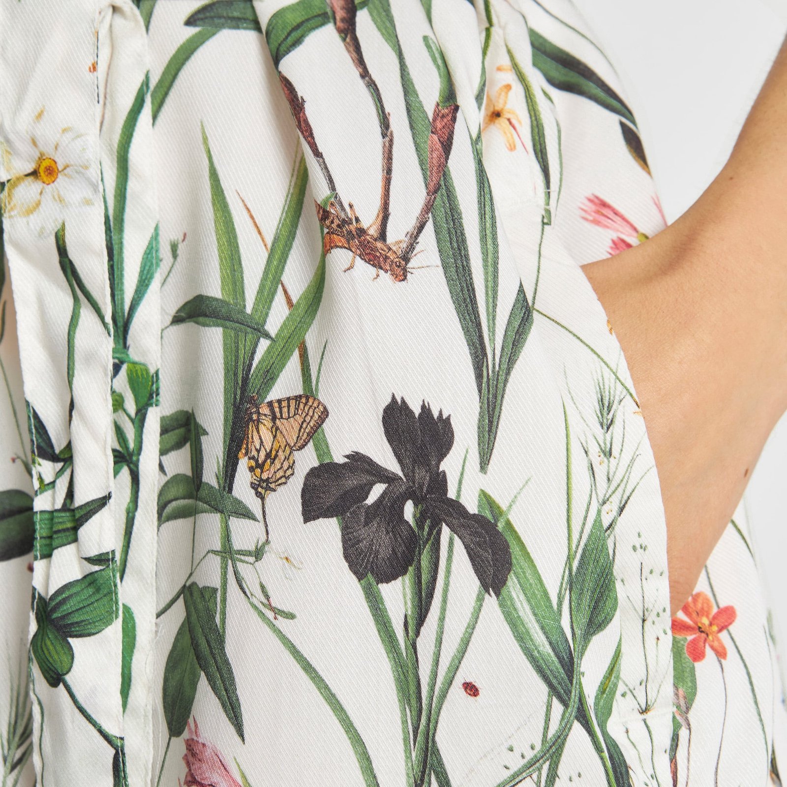 Dress Bornholm Flower Field Off-White