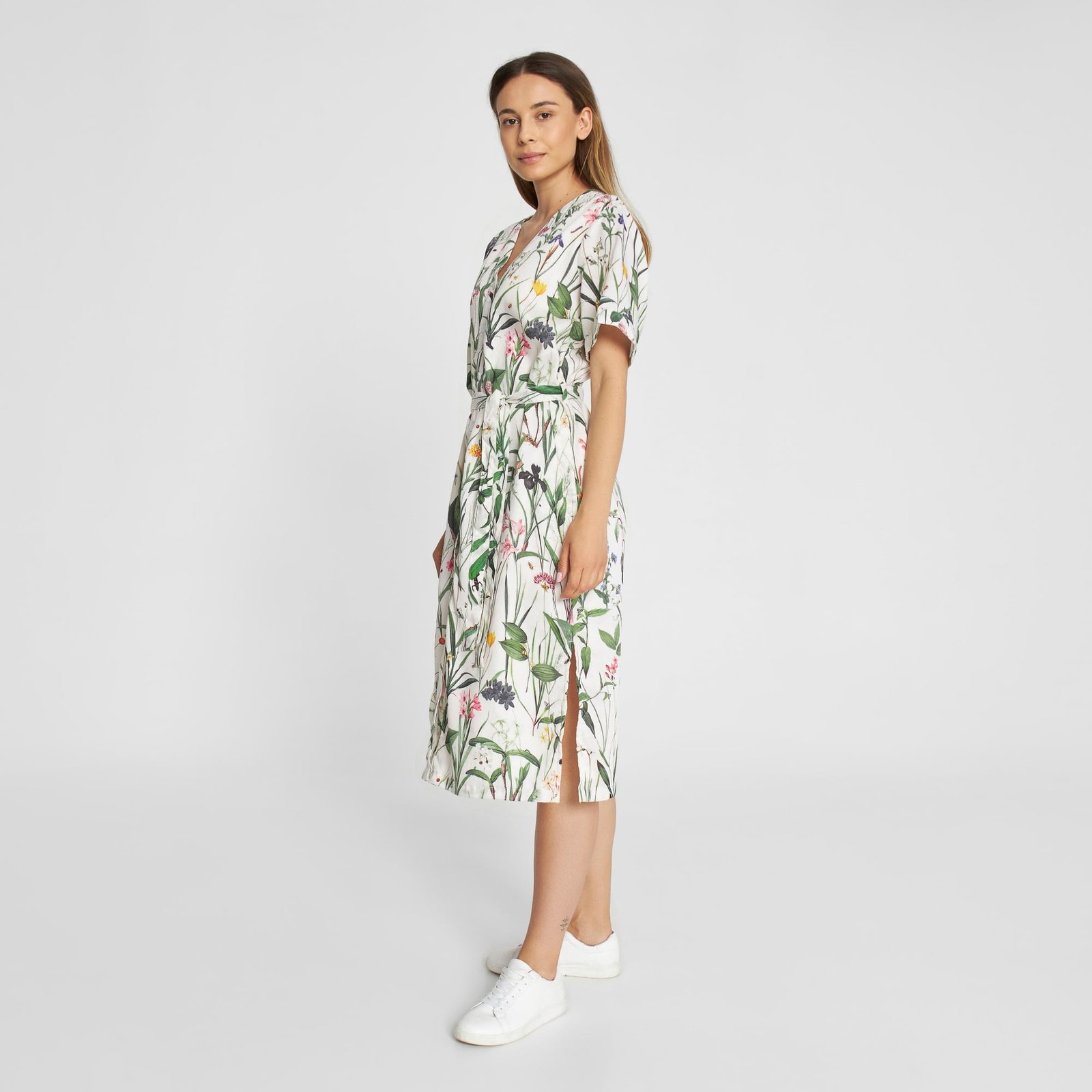 Dress Bornholm Flower Field Off-White