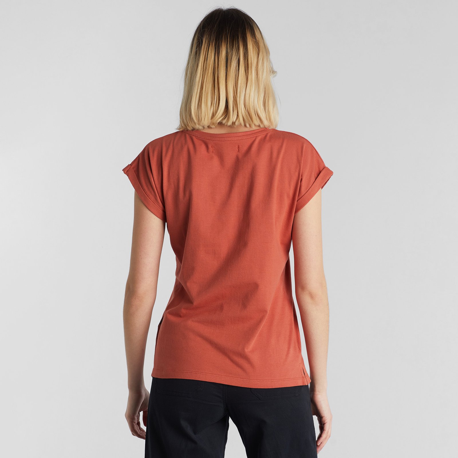 T-shirt Visby Base Terracotta Red