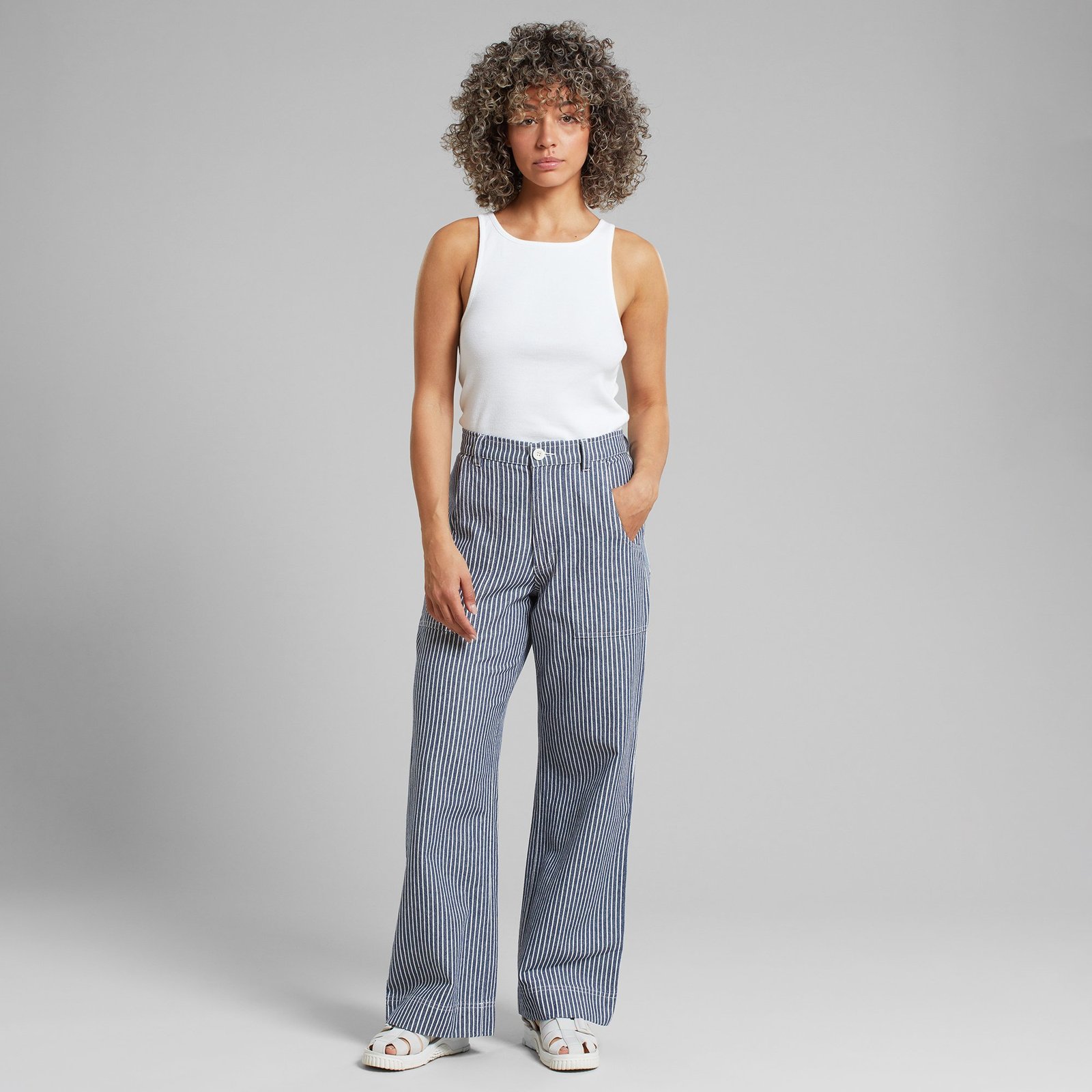 Workwear Pants Vara Work Stripe Blue