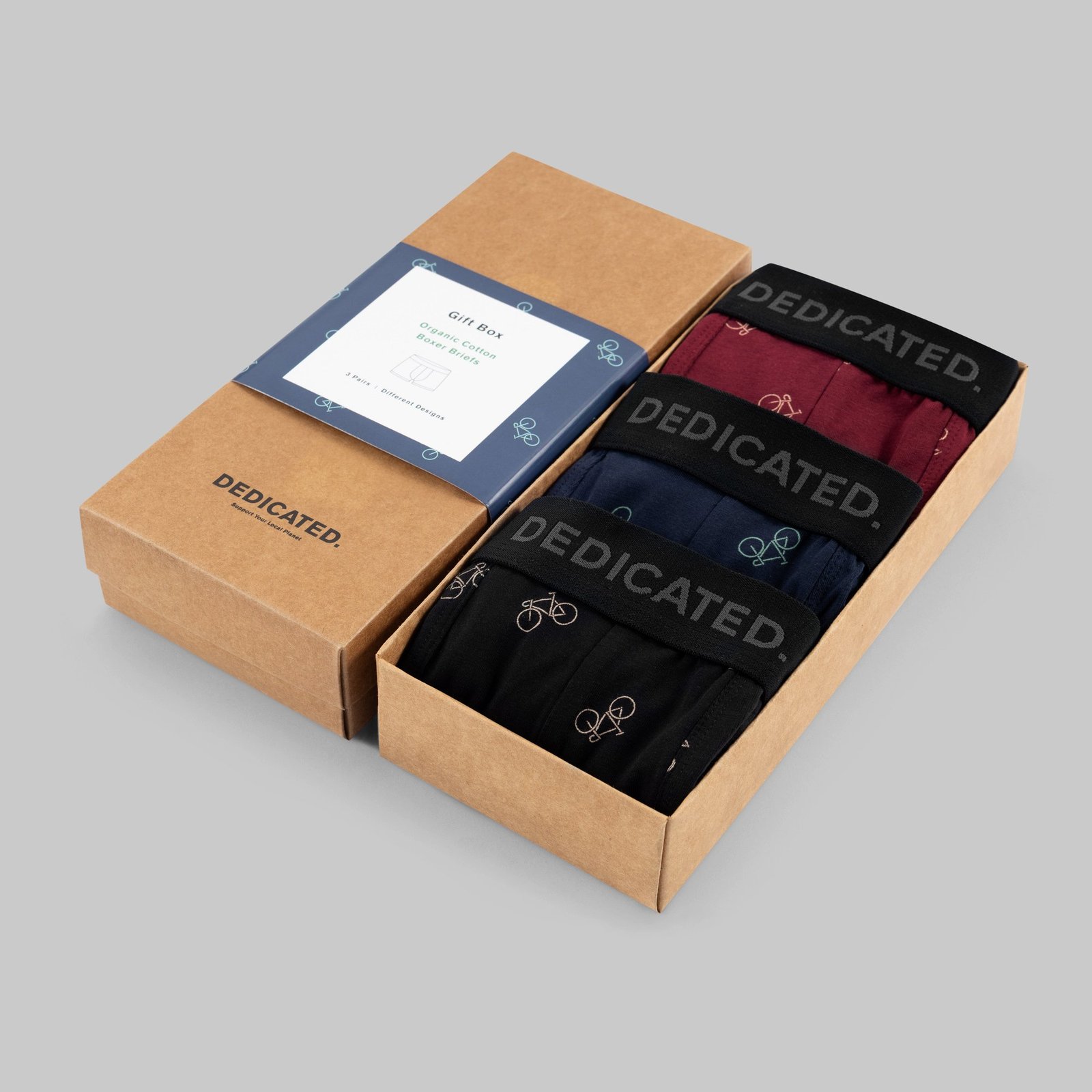 Boxer Briefs Kalix Bike Pattern 3-pack