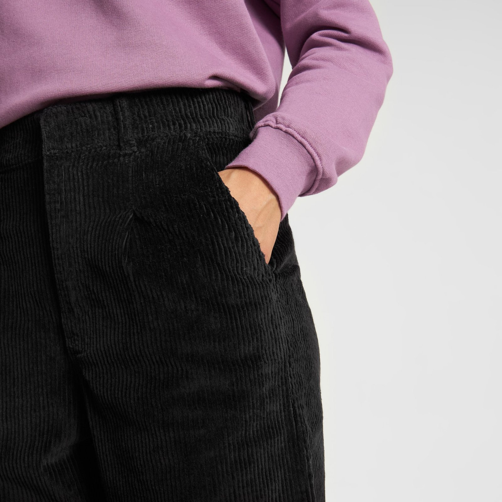 Pants Uddevalla Corduroy Black