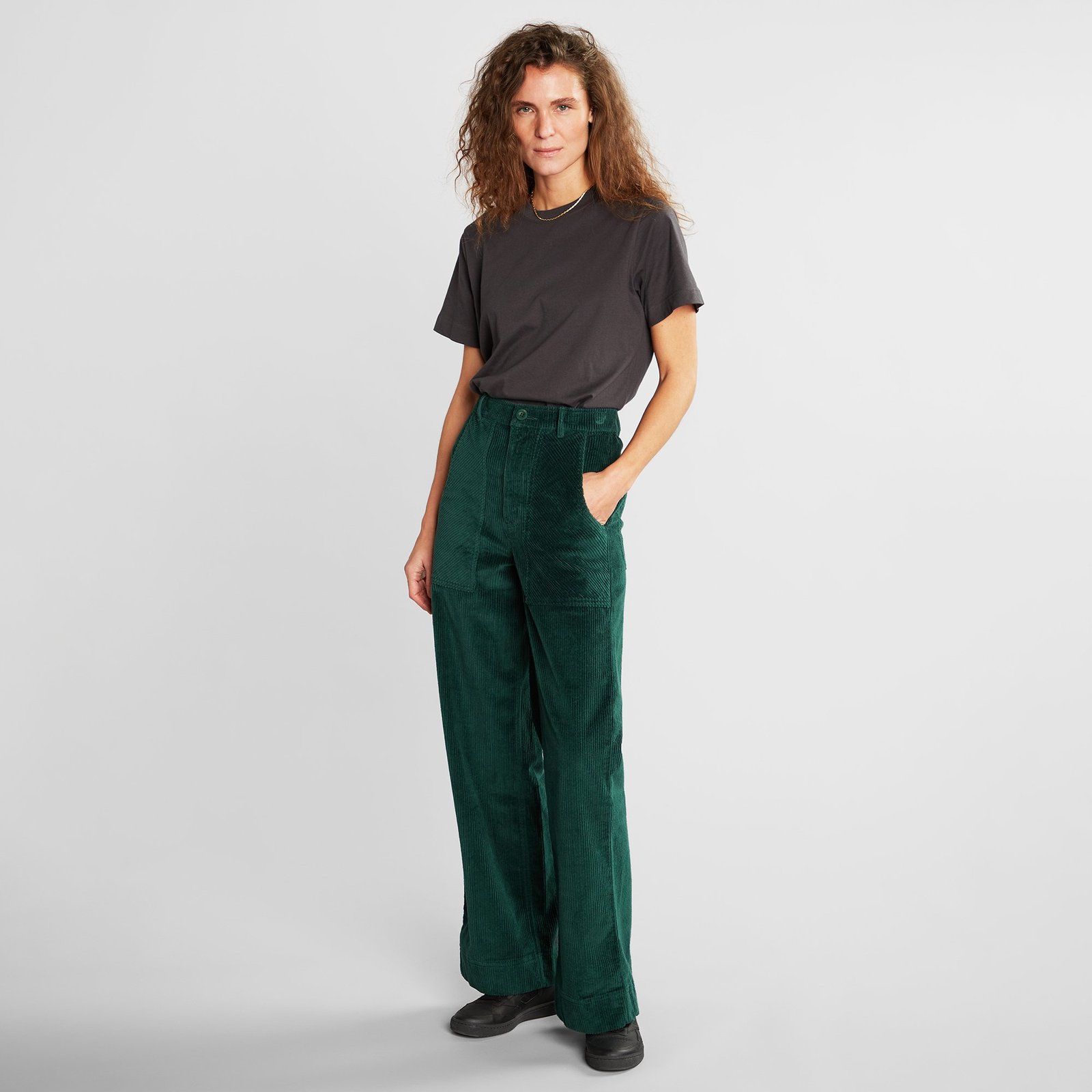 Workwear Pants Vara Corduroy Dark Green