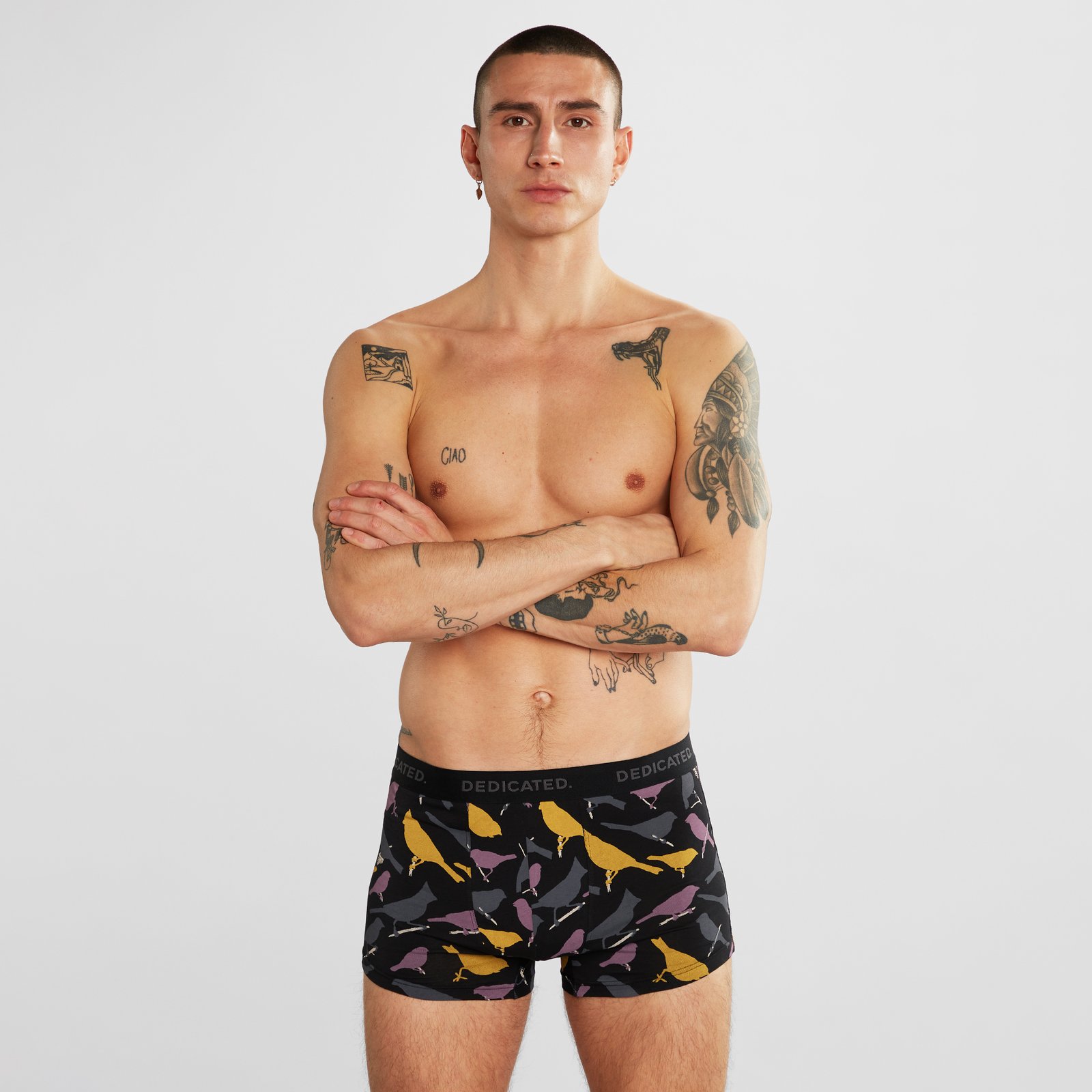 Boxer Briefs Kalix Birds Black
