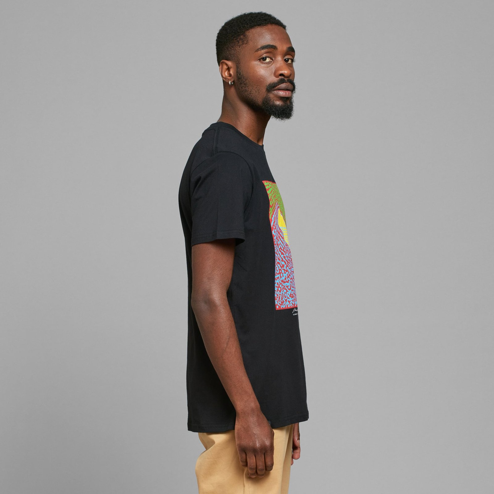 T-shirt Stockholm Next Wave Black