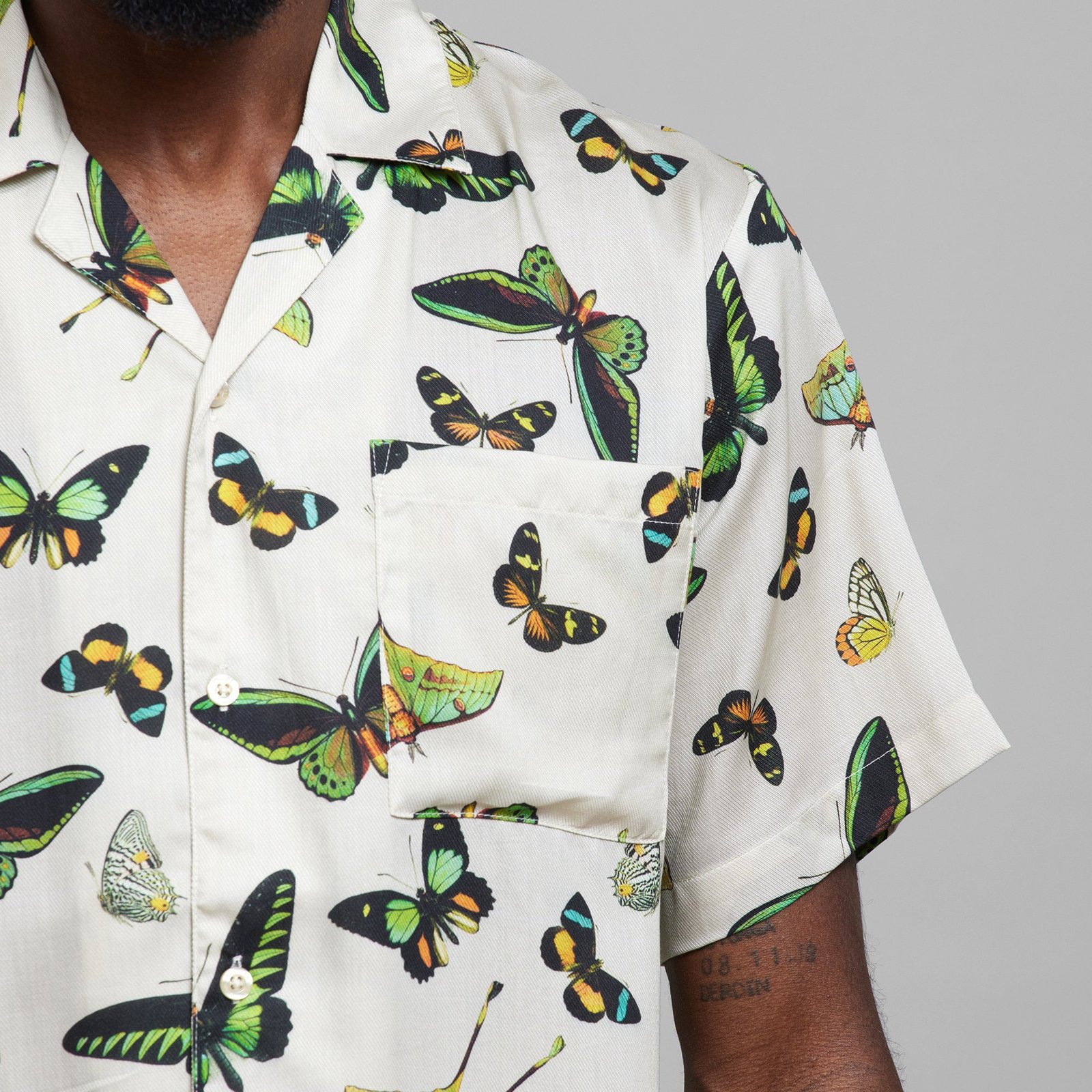 Shirt Marstrand Butterfly Oat White